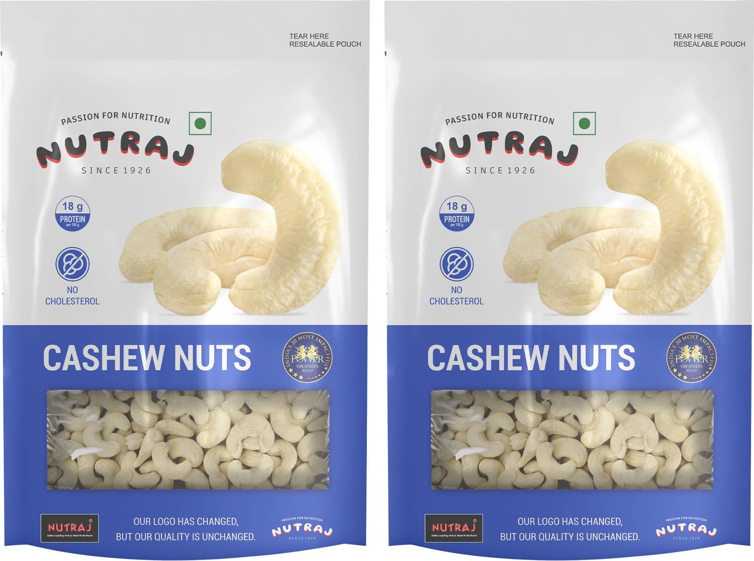 Nutraj Premium Natural Whole Kaju 400g, Dry Fruit Cashews