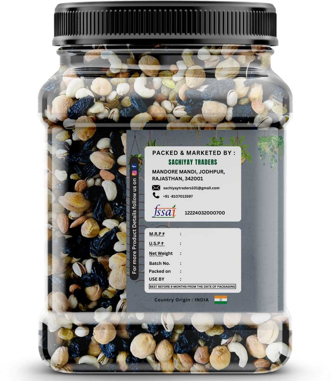 Image of Mv platter Premium Quality Mix Dry Fruits for Healthy Snacking