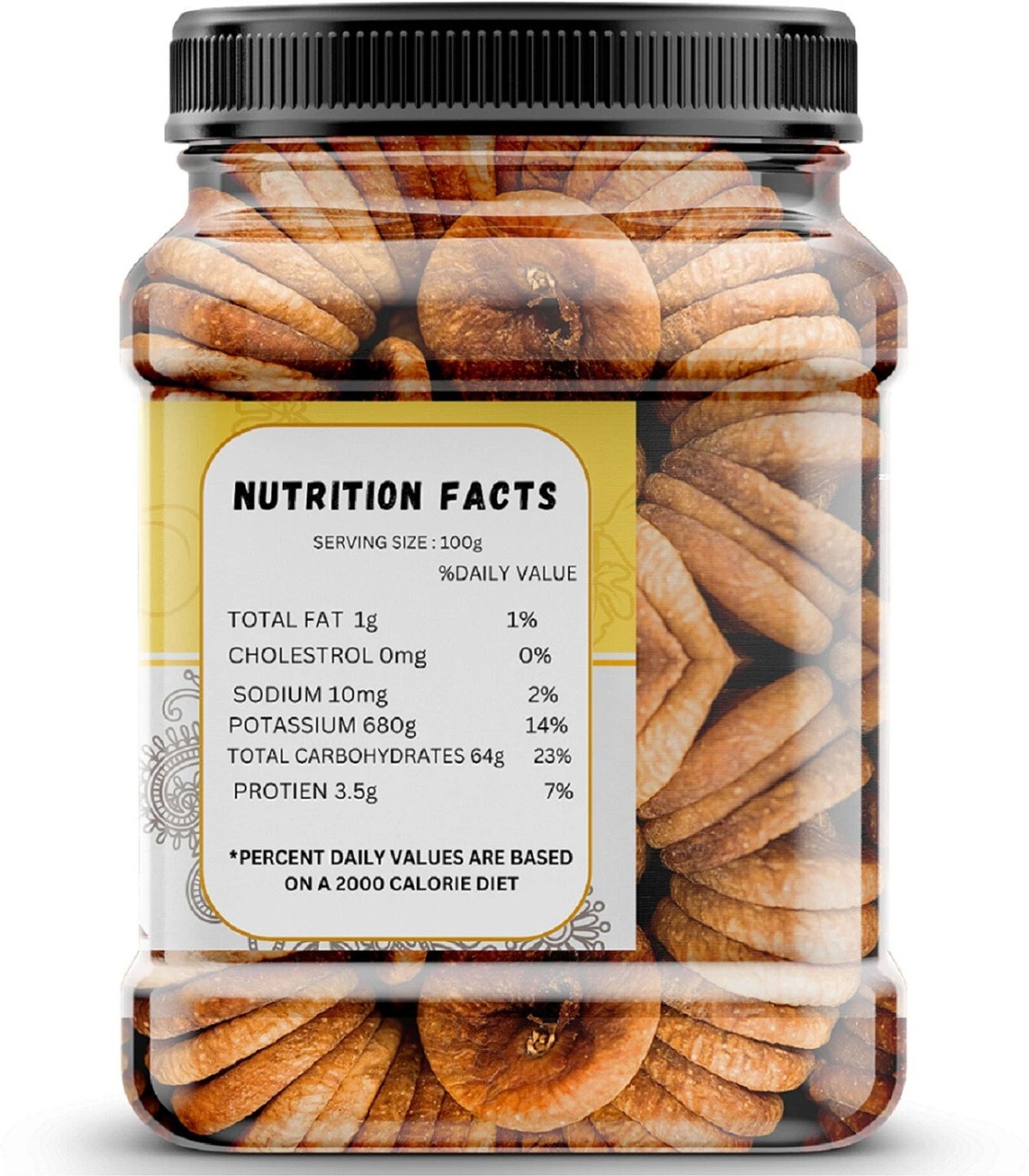 Image of Afgani Farm Premium Afghani Anjeer-1Kg| Dried Figs|Vacuumed Pack Fresh&Healthy Figs