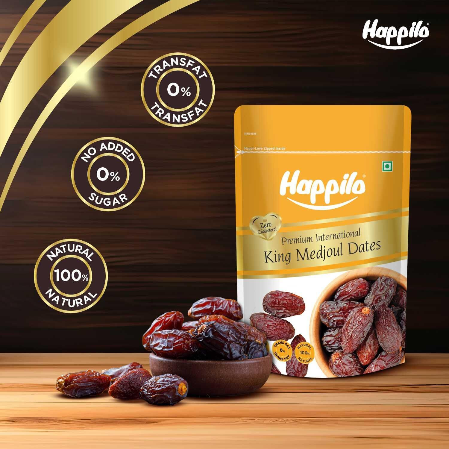 Image of Happilo Premium International King Medjoul Dates 200gm Dates