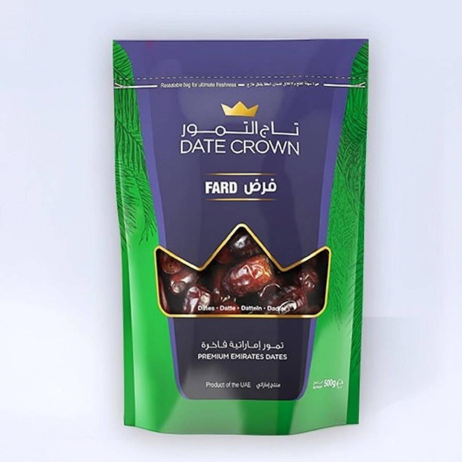 DATE CROWN Premium Emirates Dates Fard (500 Gm) Dates
