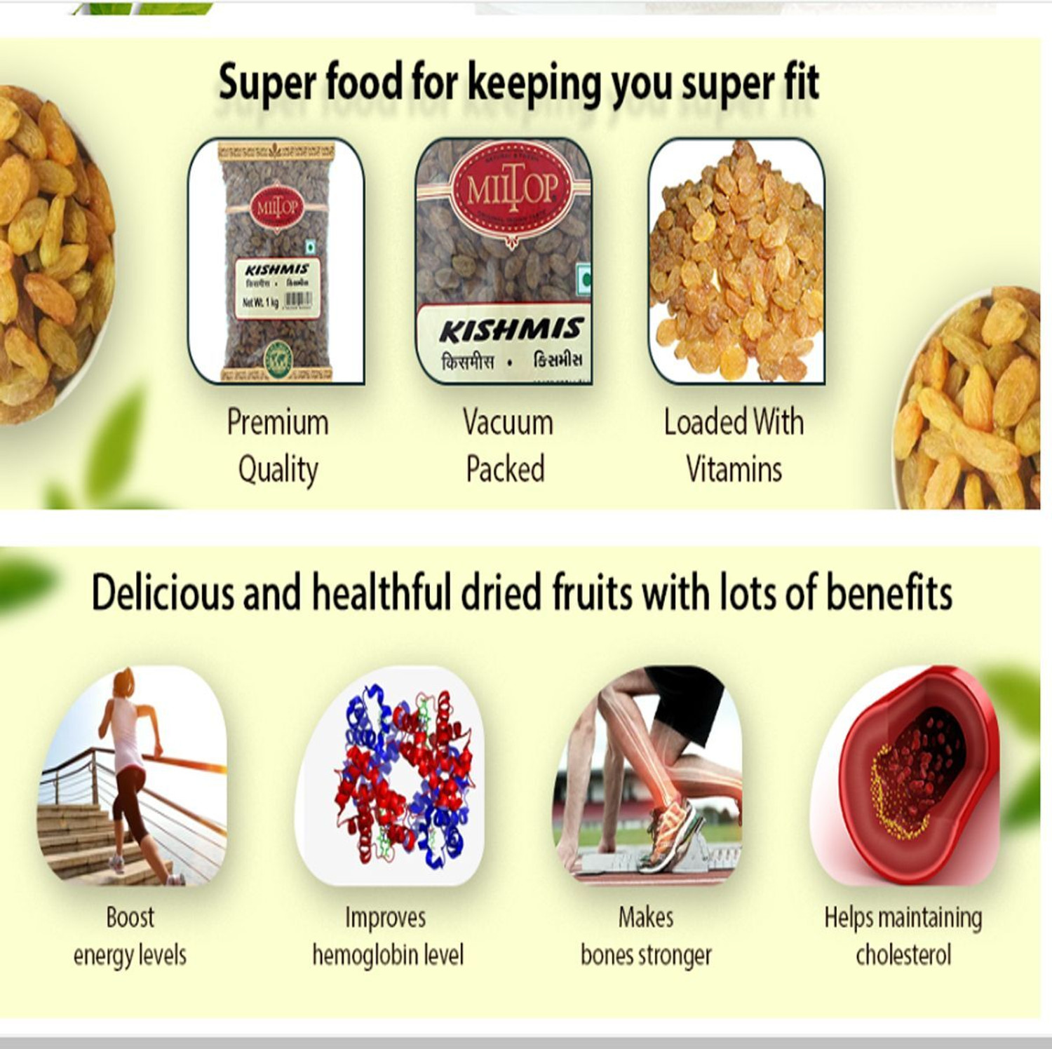 Image of MilTop Kishmish - Raisins
