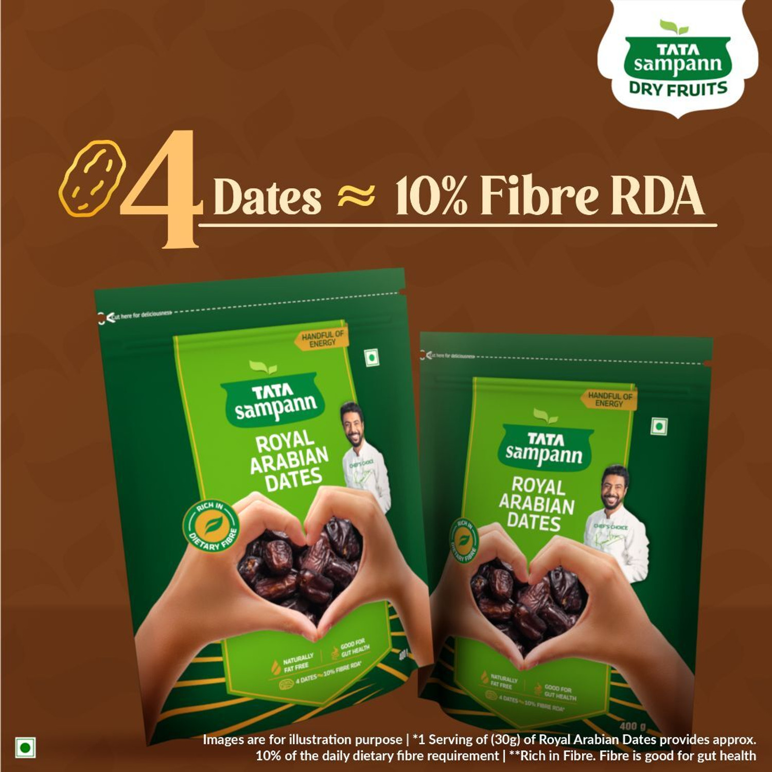 Image of Tata Sampann Royal Arabian Dates 1 400 g Dates