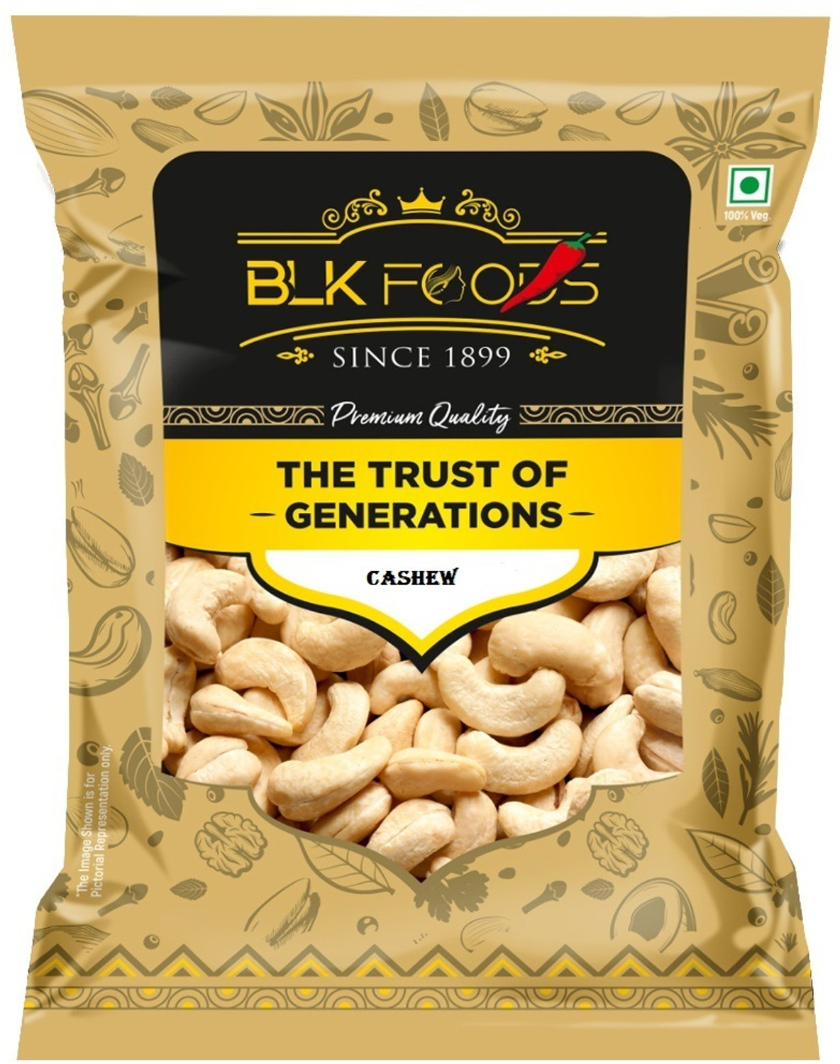 Image of BLK FOODS Select Raw Kaju|Dry fruits Cashews