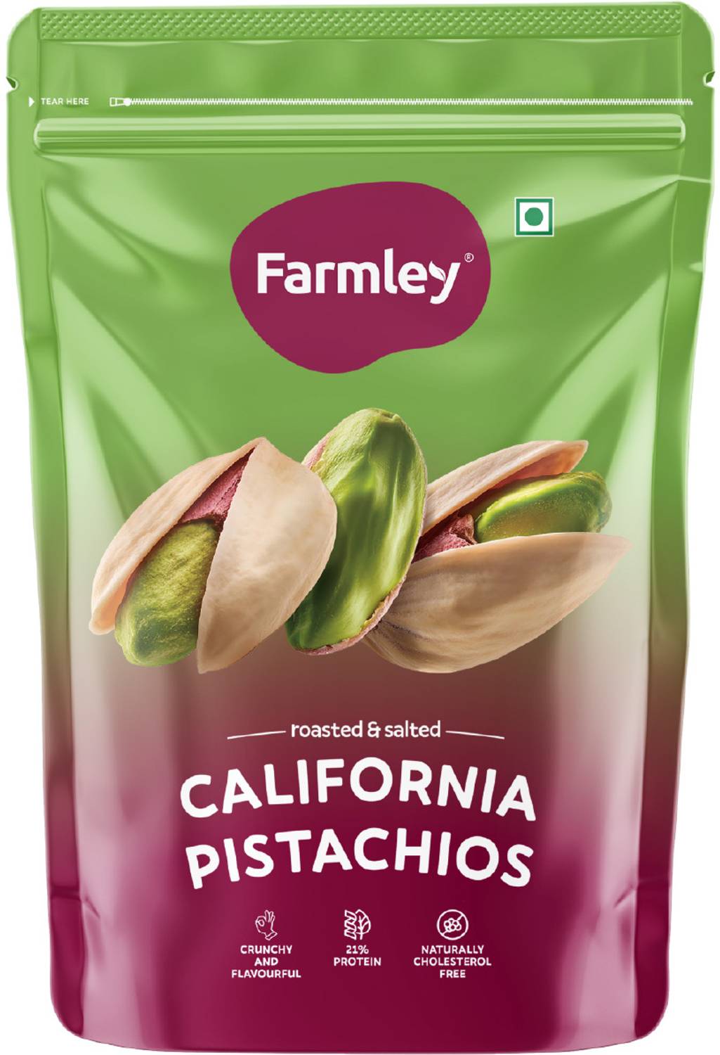 Farmley Premium Roasted & Salted California Pistachios