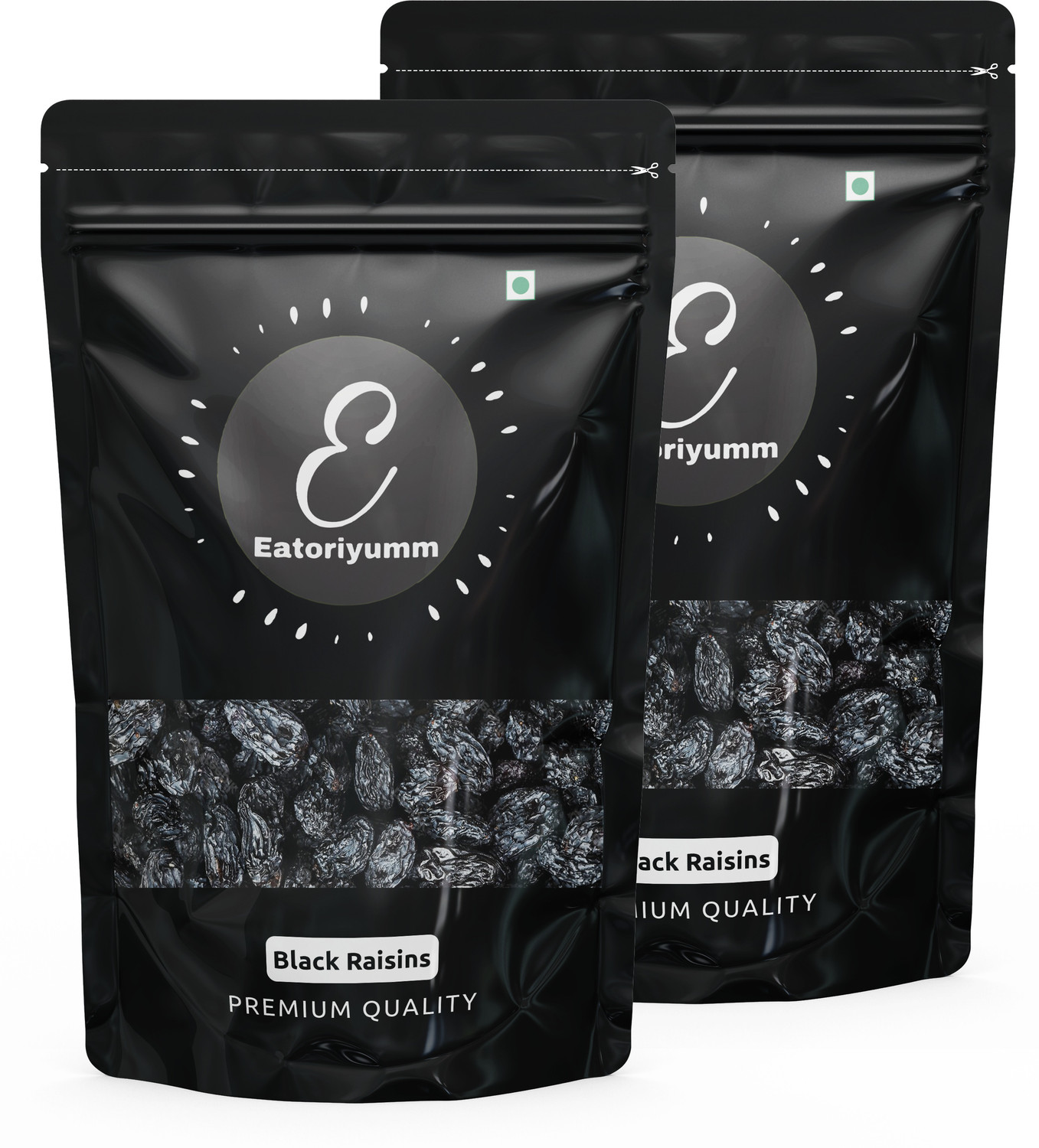 Image of Eatoriyumm Black Raisins |Seedless Dry Grapes Kali Kishmish ( Indian ) ( Value Pack Black Raisins