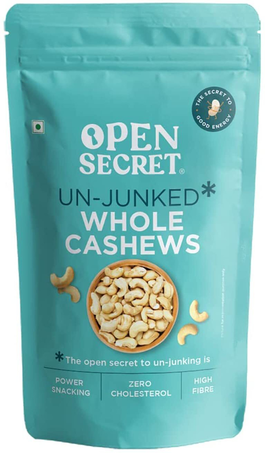 Image of OPEN SECRET Premium Cashews, California Almonds, Walnut Kernels, Roasted & Salted Pistachios Cashews, Almonds, Walnuts, Pistachios