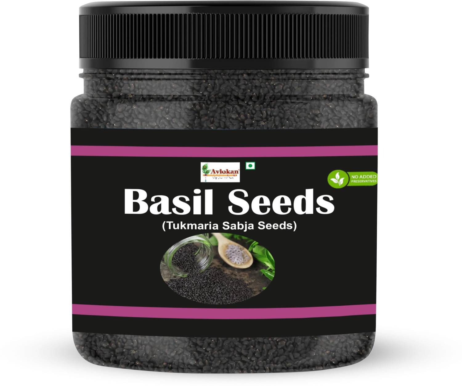 Avlokan Premium Basil Seeds Sabja Seeds Natural HealthBooster GlutenFree Detox Superfood Brazil Nuts