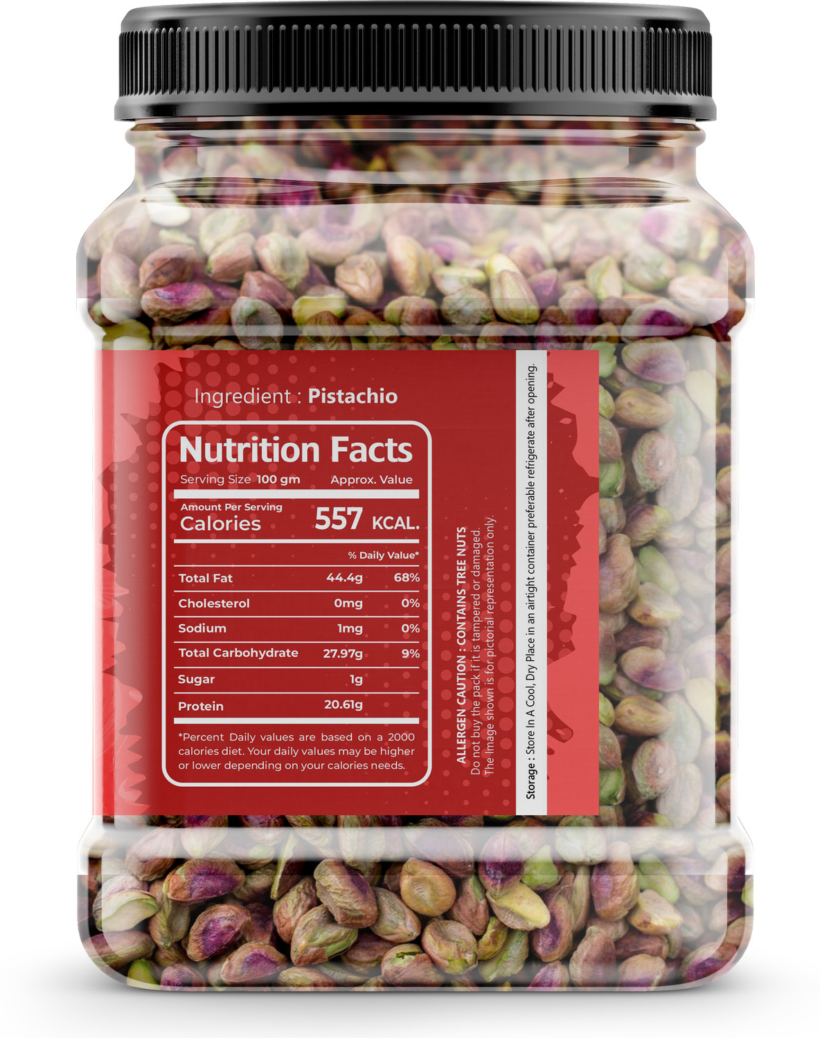 Image of Nutrific Pistachio Without Shell | Raw | Healthy Nuts | Tasty | Natural | 250g Pistachios