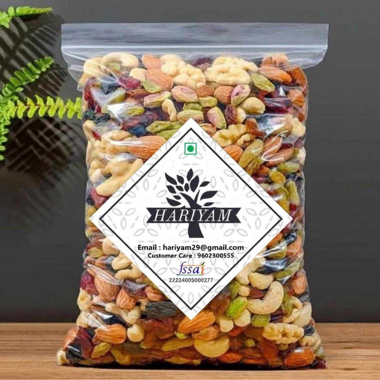 HARIYAM Panchmeva Mix Dry Fruits Almonds Cashews Pistachios Walnuts Figs Apricot Raisins Assorted Seeds & Nuts