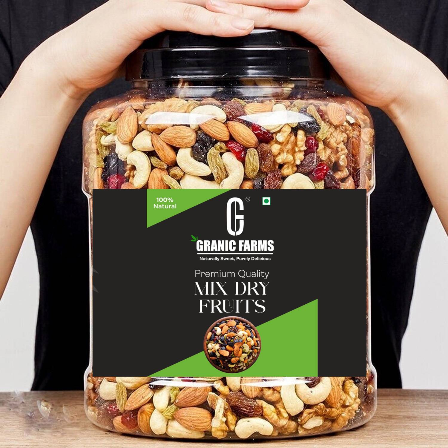 GRANIC FARMS Natural Premium Mix Dry Fruits |Healthy Nutmixed|