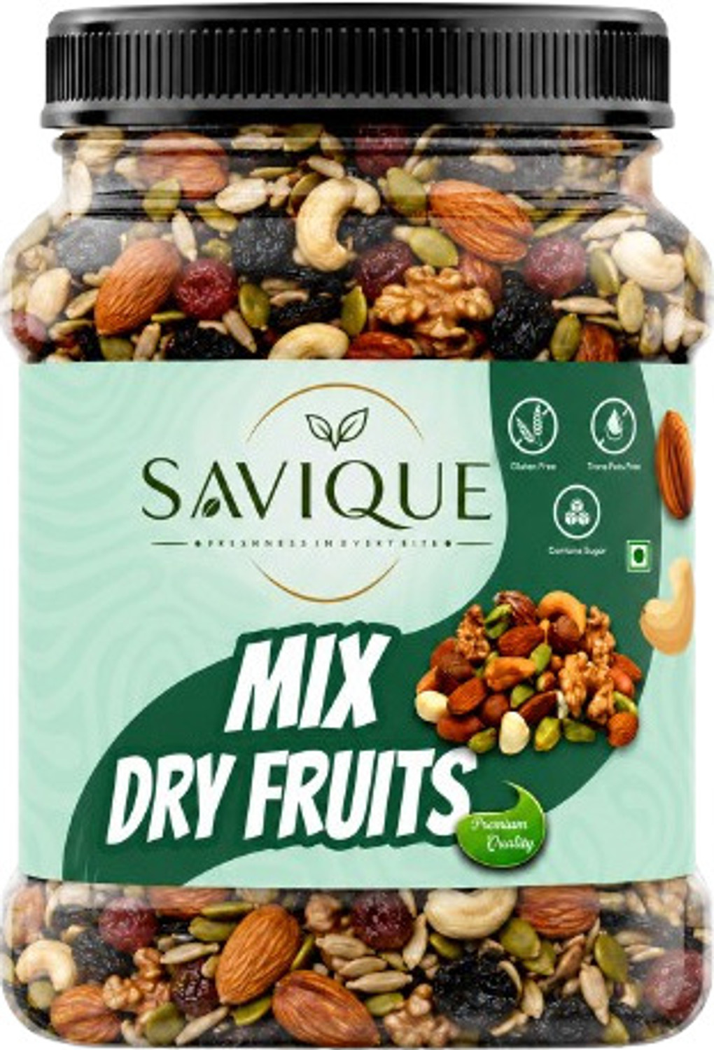 Image of Savique Premium Mix Dryfruits | Mewa Mix ( Almonds, Cashews, Raisins, Apricots, Dates, Assorted Seeds & Nuts