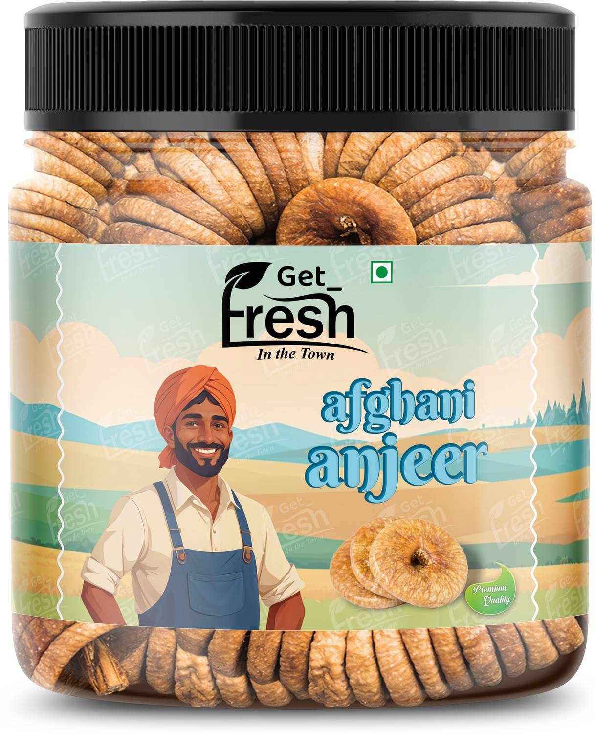 Get Fresh Get Fresh Anjeer Dry Fruits | Dried Figs- 500 gm (Jar Packing) Figs (500 g) Figs