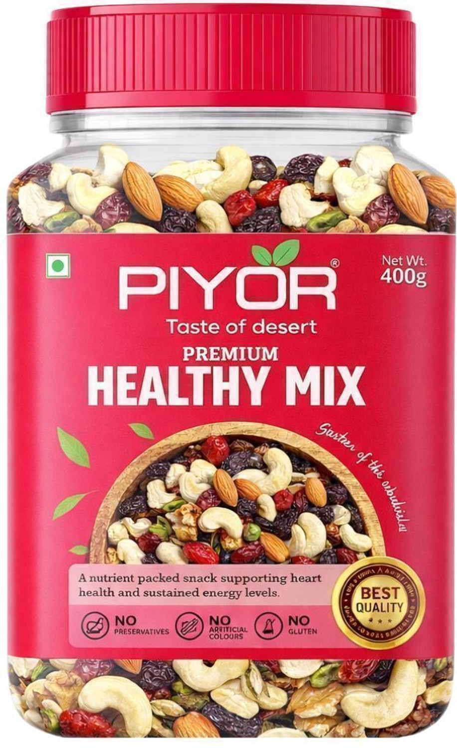 Image of PIYOR Healthy Mix Nuts & Seeds|Super Nutritious Food | Dry Fruits Trail Mix with Seeds Assorted Nuts