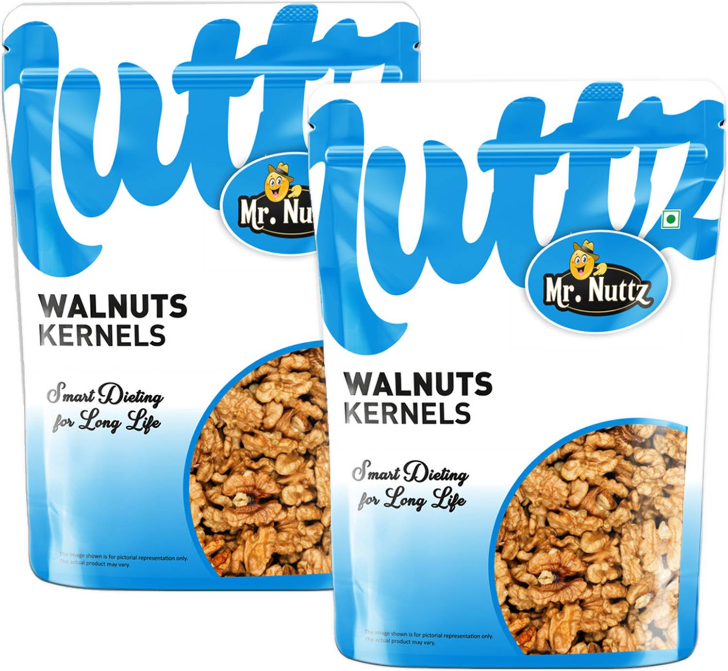 Mr.Nuttz Walnut Kernels - Akhrot Giri Healthy Dry Fruits Walnuts