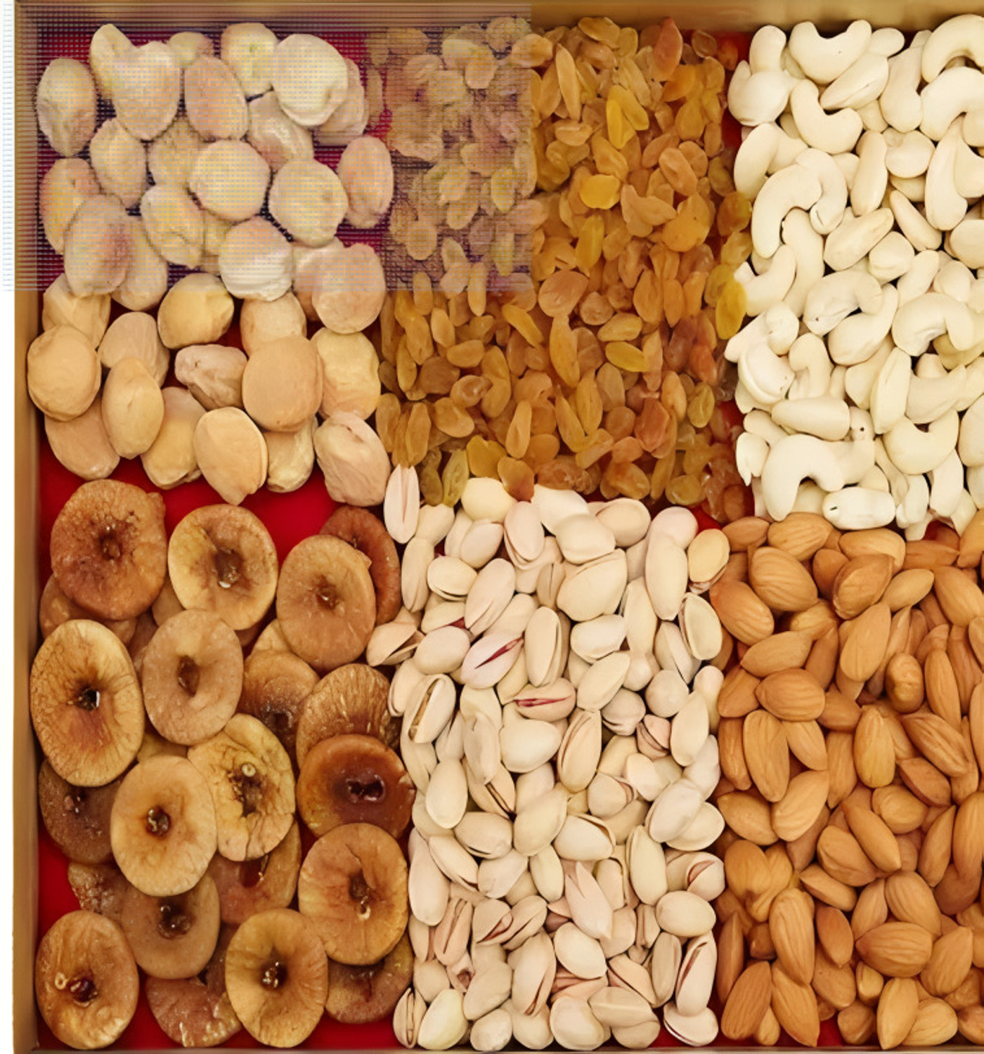 Image of AFGHANI FARM All-Natural Dry Fruit Mix - Perfect On-The-Go Snack Almonds, Apricots, Cashews, Figs, Pistachios, Raisins, Dates, Apricots