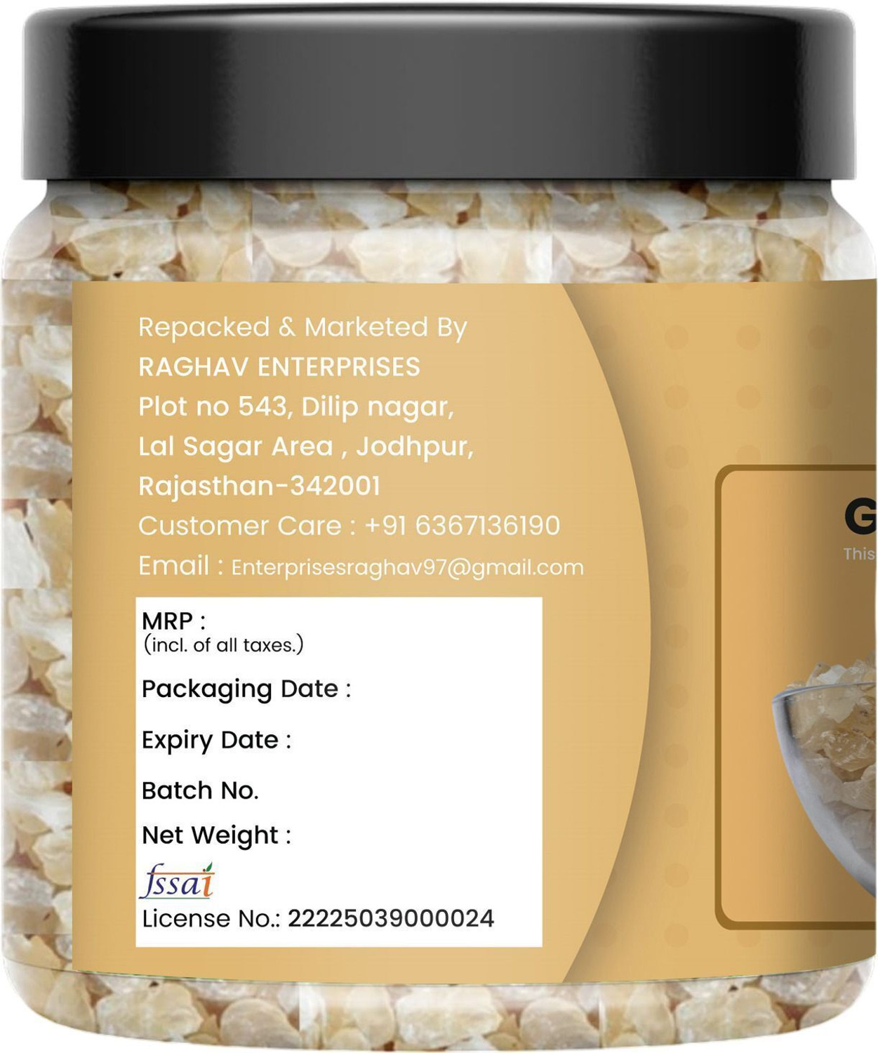 Image of NUTRI ZAIKA Gond Katira | Natural Summer Coolant | Soothing & Body-Balancing Dried Gum