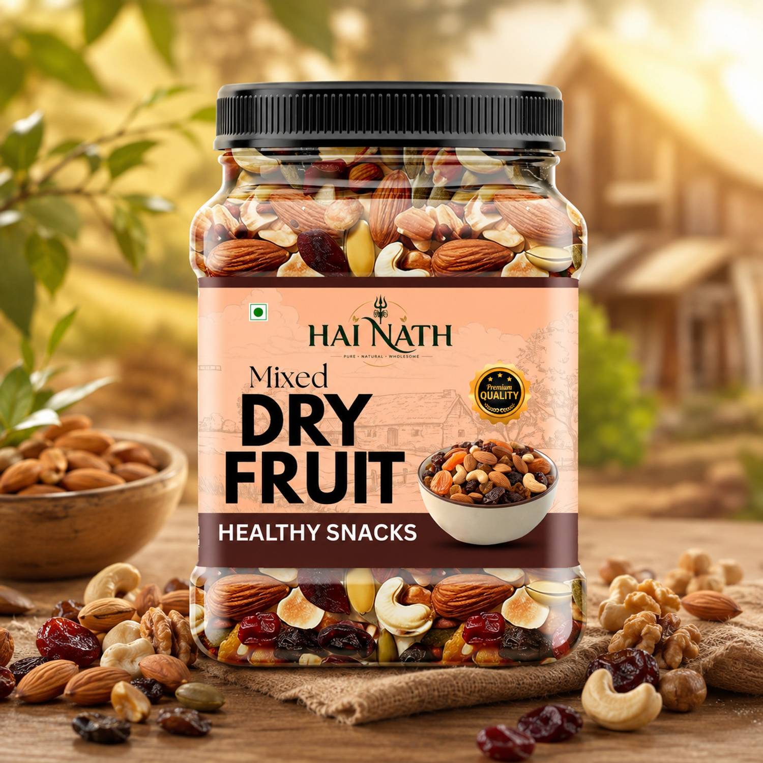 HAI NATH Premium Mixed Dry Fruits 500g Pack of 500 - Image 5