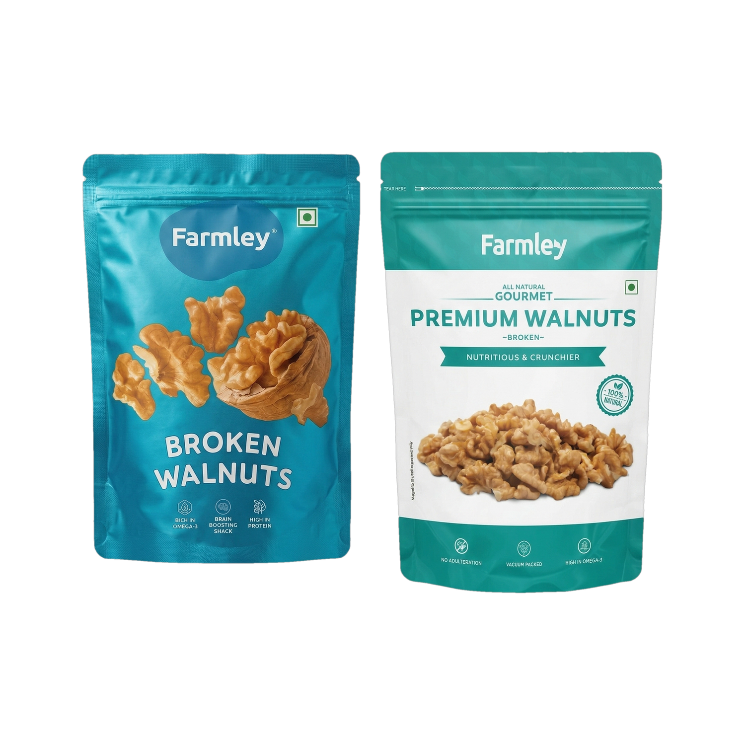 Farmley Premium Broken Akrot / Walnuts