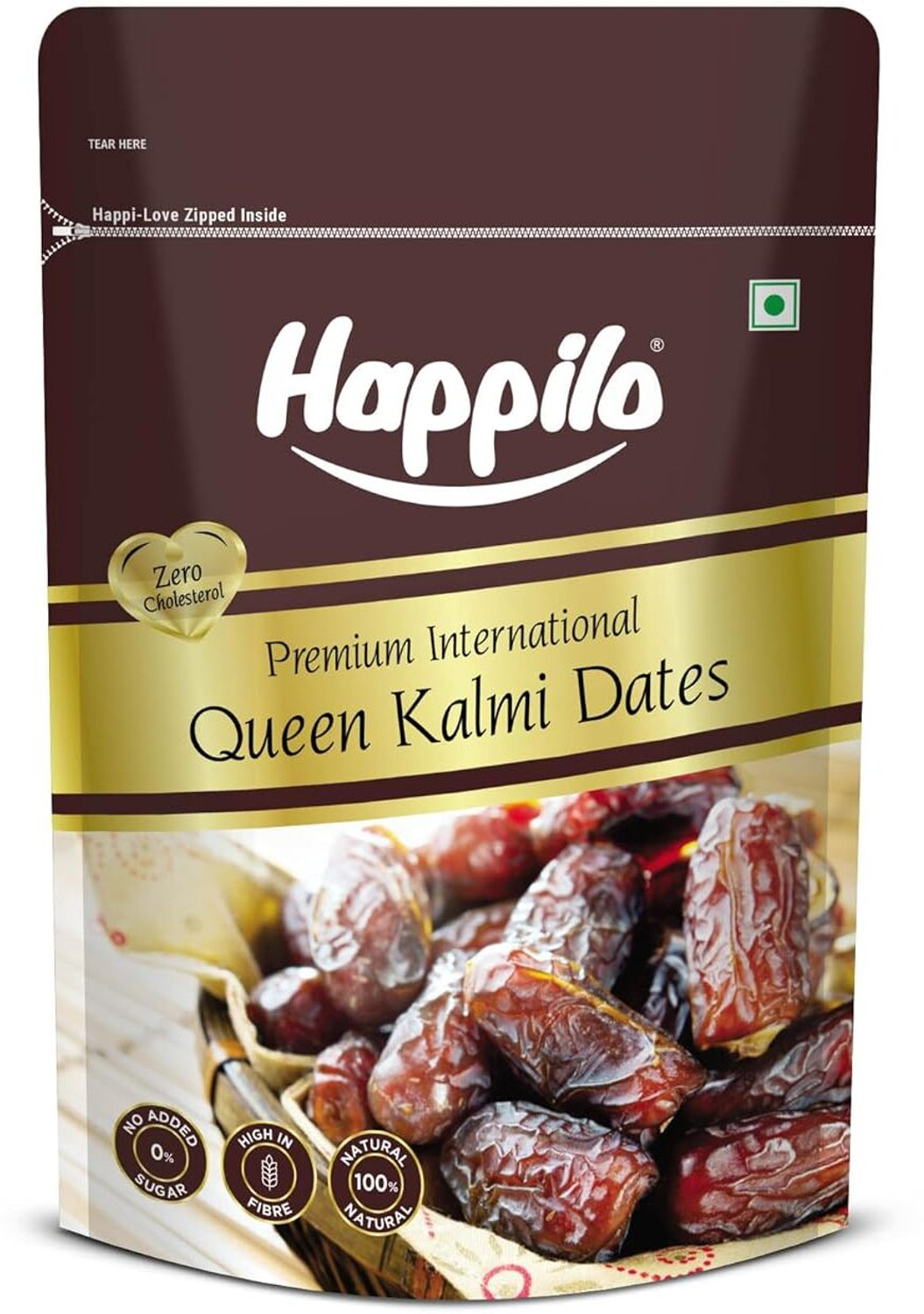 Image of Happilo Premium International Queen Kalmi Dates 200gm Dates (1 x 200 g)