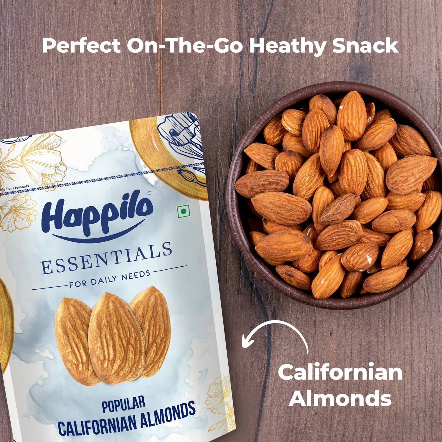 Happilo Essentials Californian Almonds - Image 5