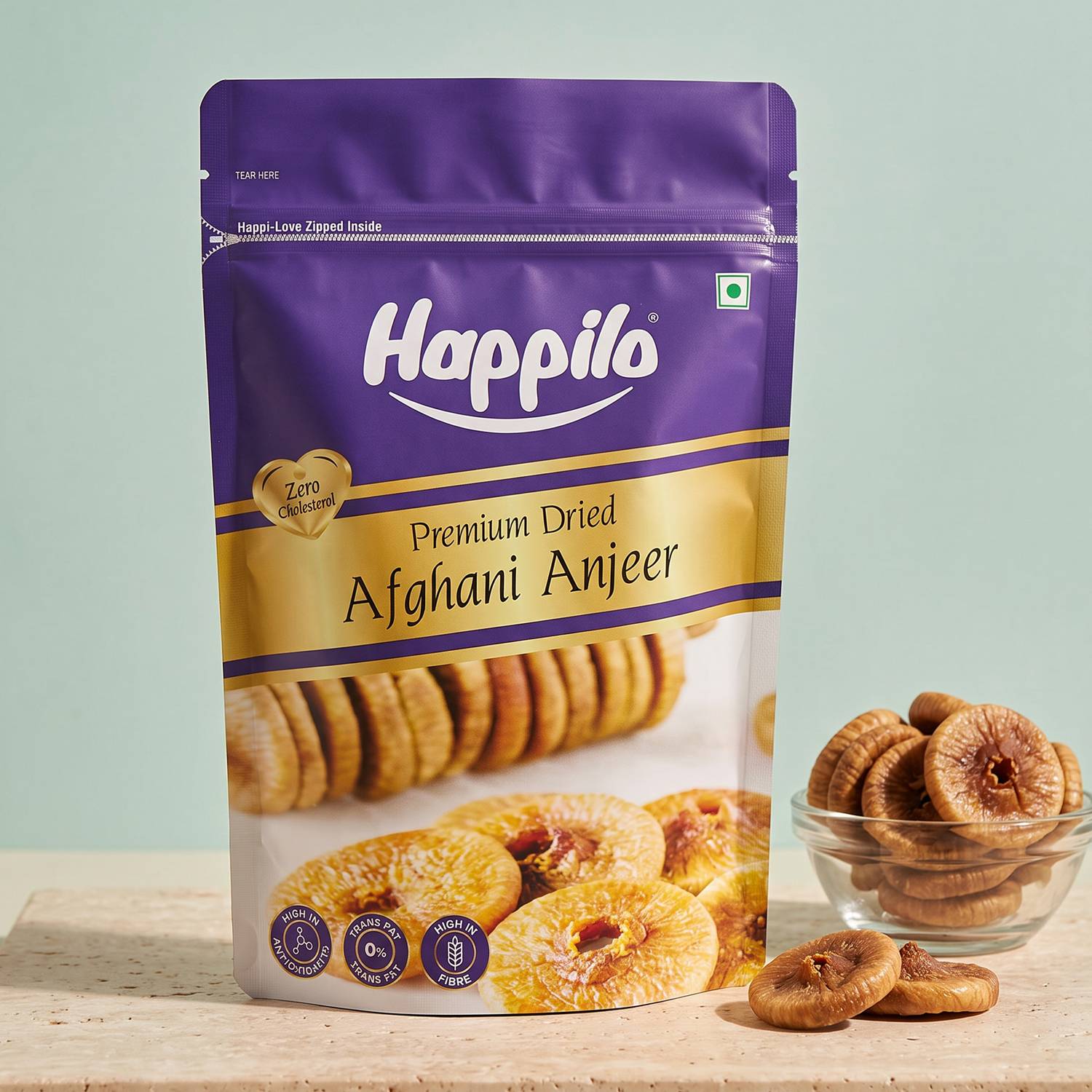 Happilo Premium Dried Afghani Anjeer/ Figs