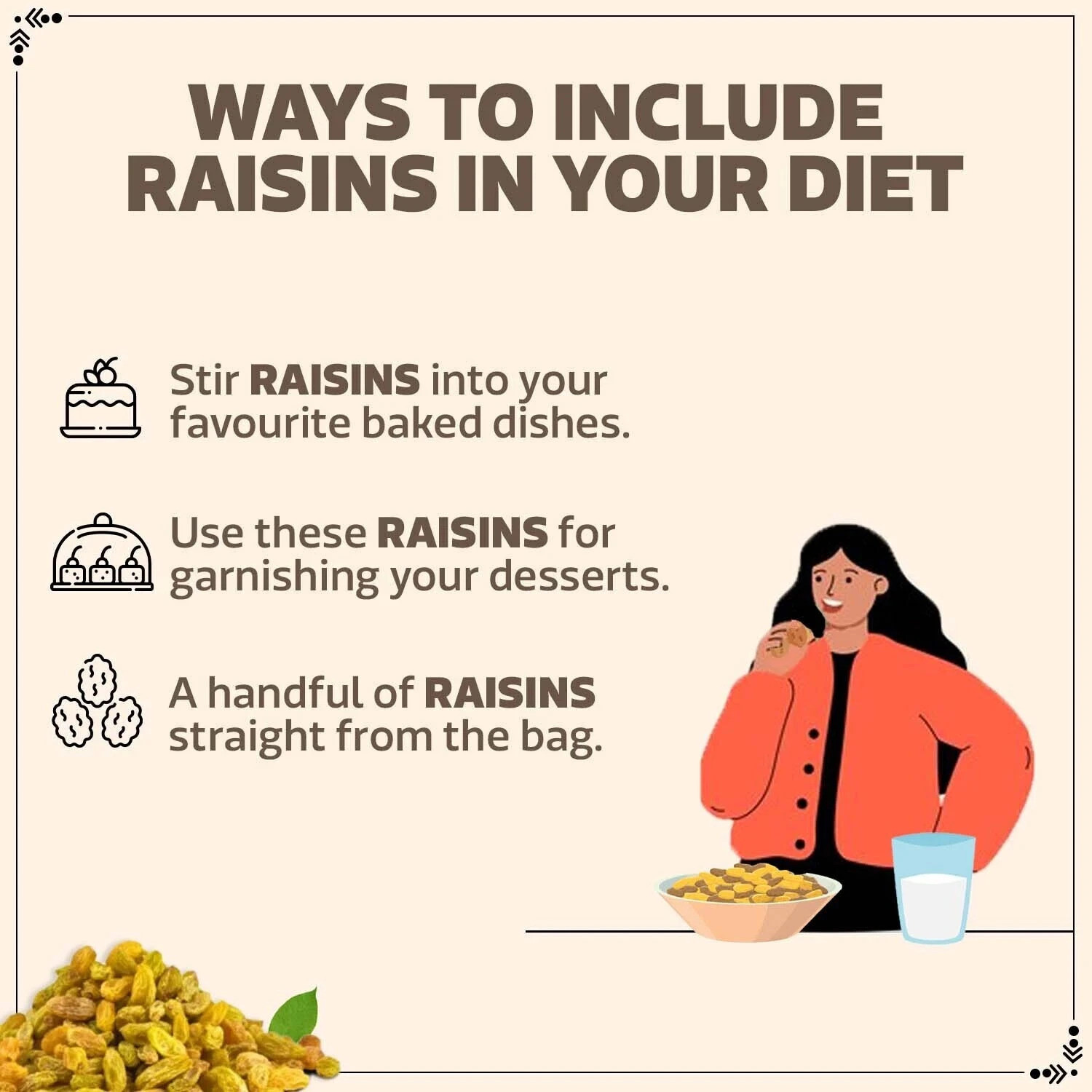 Image of WONDERLAND Foods Plain Kishmish Dry Grapes Raisins