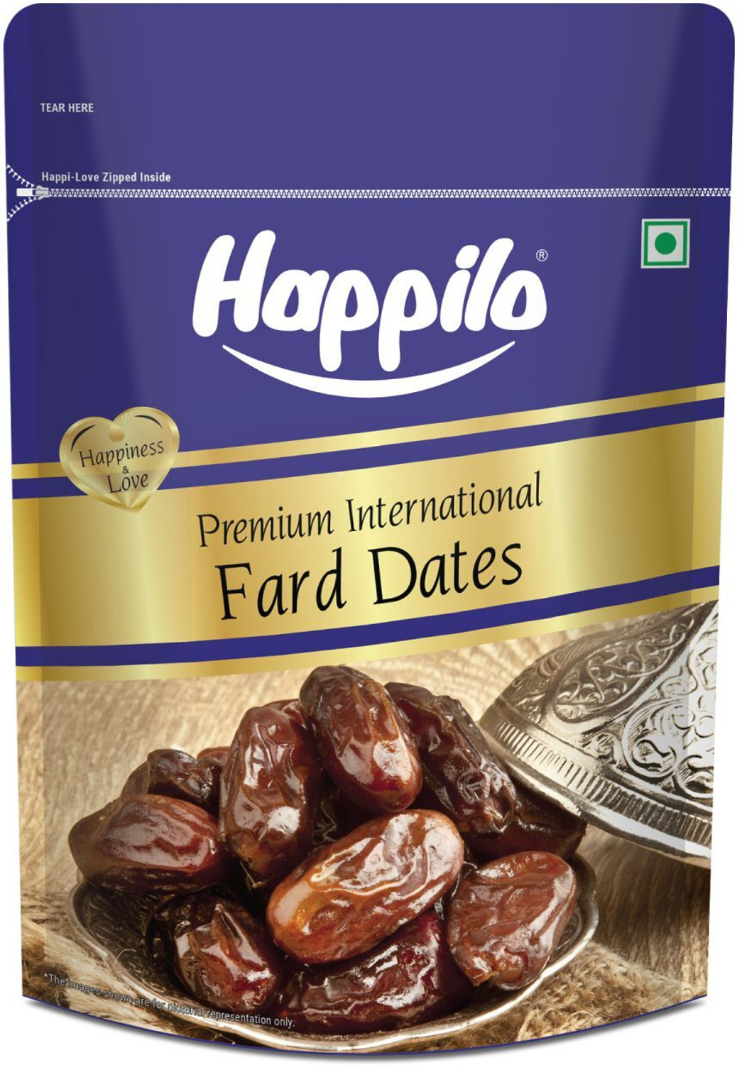 Image of Happilo Premium Fard Dates, Rich in Fiber, Vitamins, and Minerals Dates