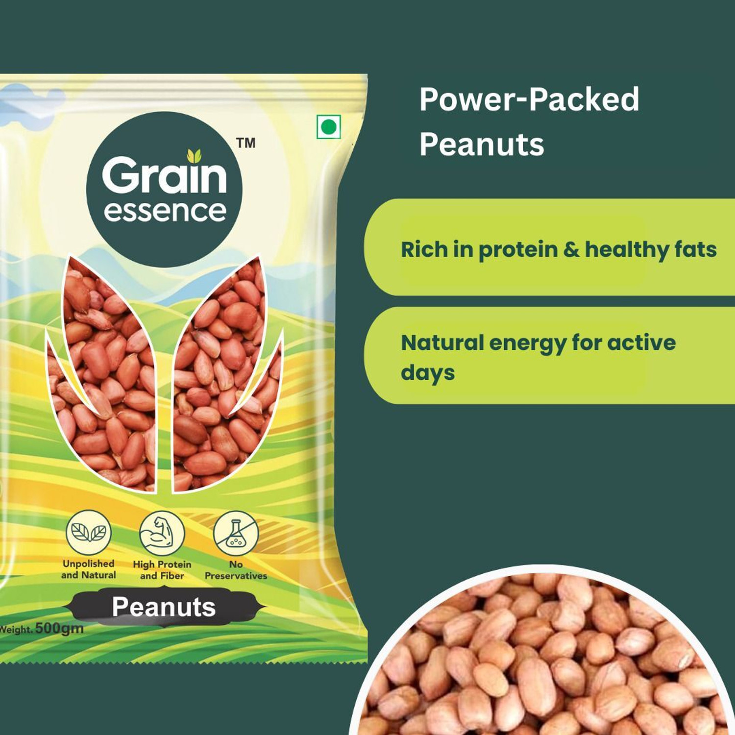 Image of GRAIN ESSENCE Unpolished Peanut