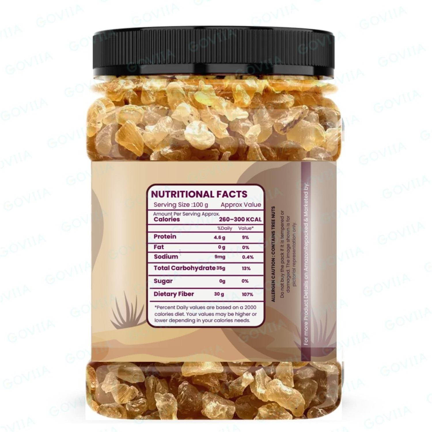 Image of HARIYAM Pure Natural Gond Katira 500gm | High Cooling Properties Dried Gum