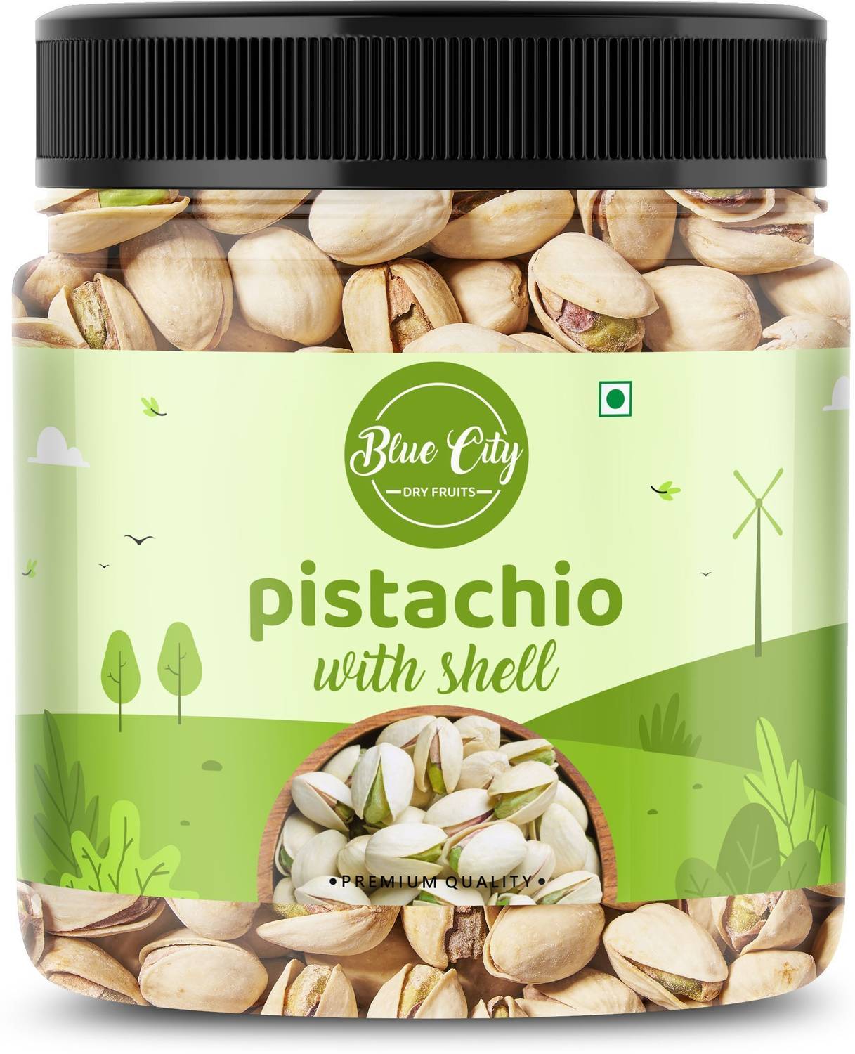 Blue City Pistachios with Shell || Boosts Immunity, High in Protein & Antioxidants Pistachios