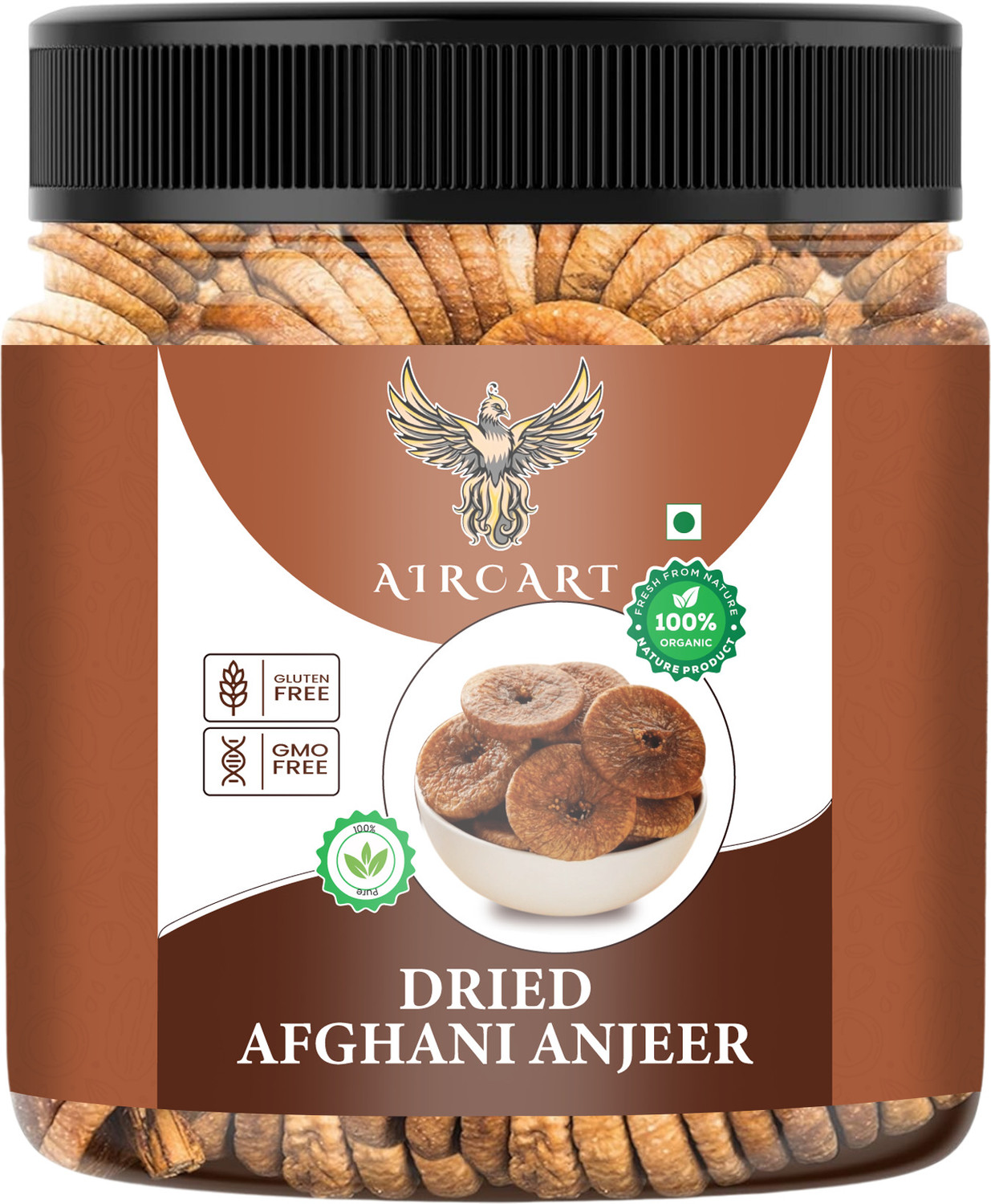 Image of AIRCART Premium Dry Afghani Anjeer 1000gm Pack Figs