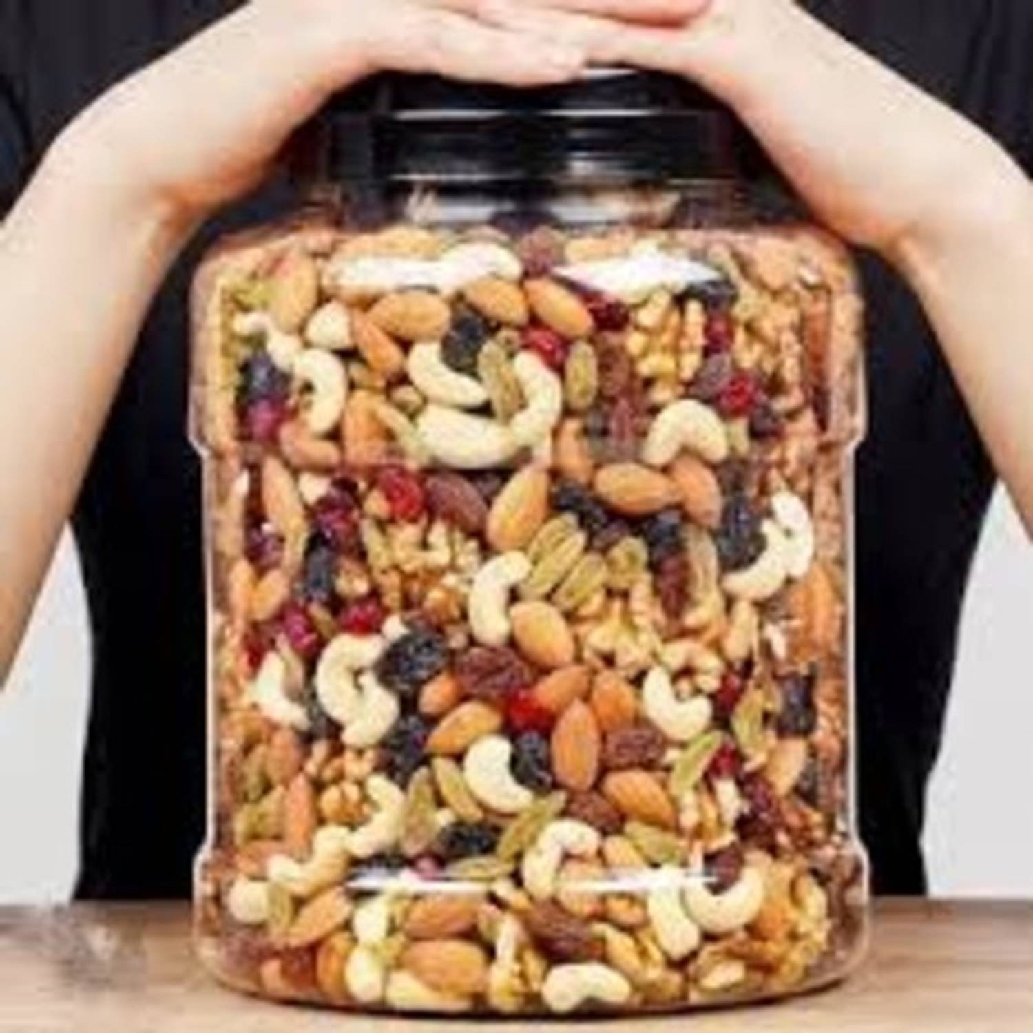Afgani Farm Mix Dry Fruit | Panchmeva | 1KG | JAR | Apricots, Almonds, Cashews, Cashews, Dates, Walnuts, Wet Dates