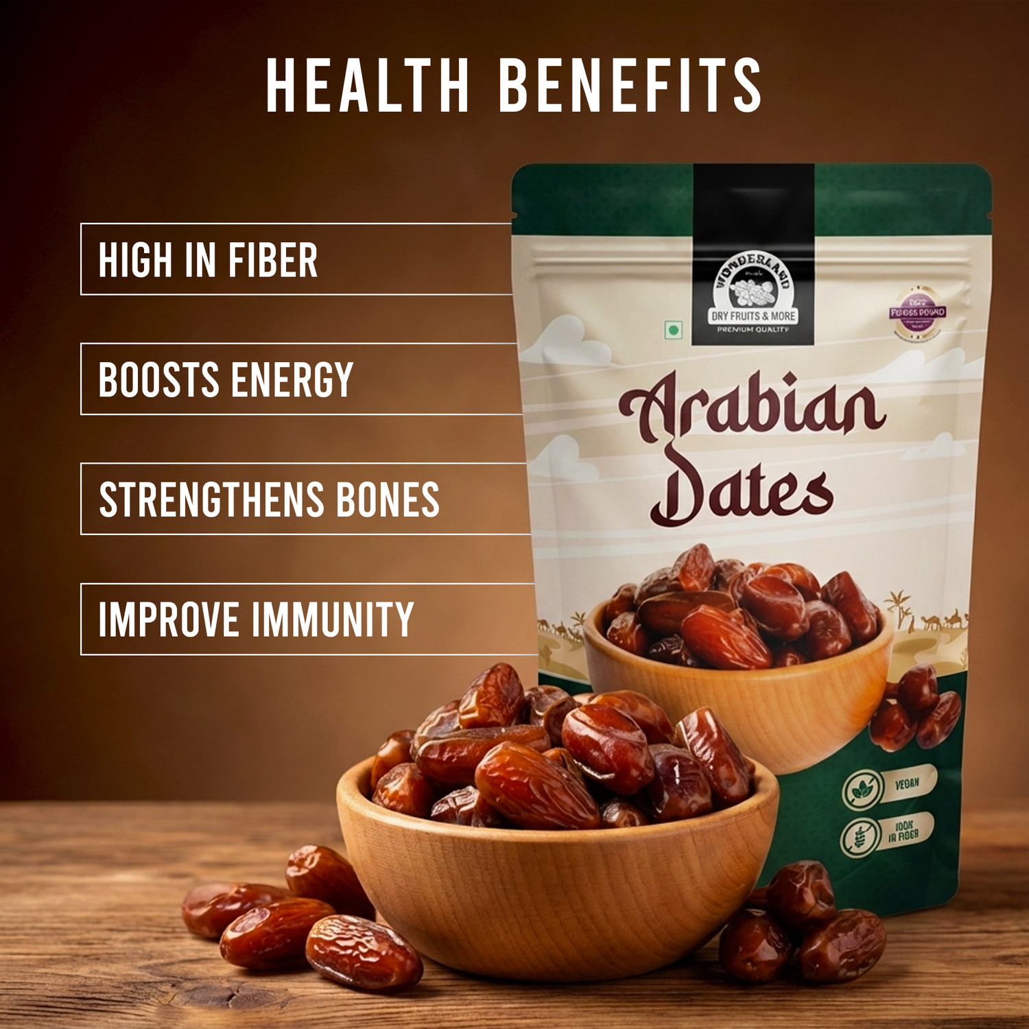 Image of Wonderland Foods Arabian Dates Dates