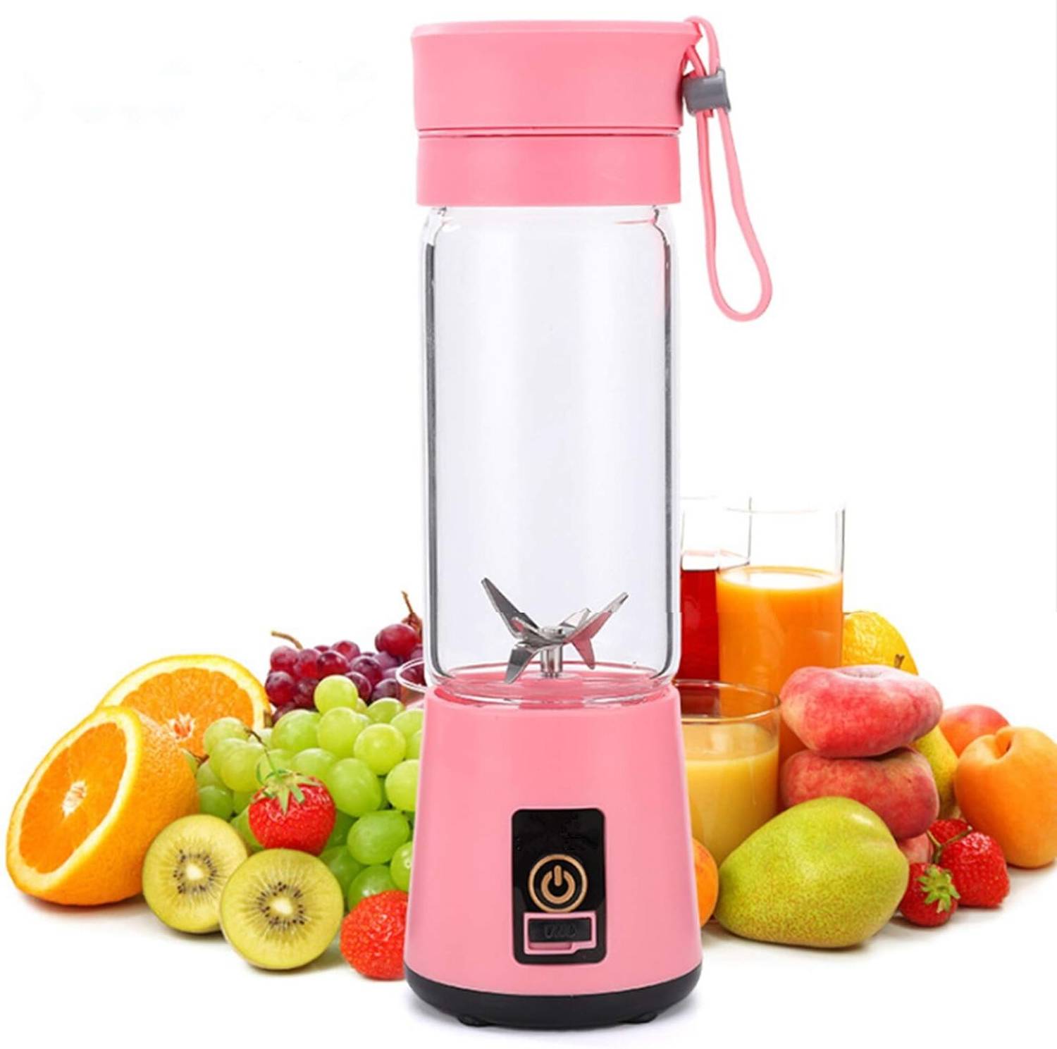 Adarsh Enterprises Portable Juicer Blender, Household Fruit Mixer,USB Rechargeable Personal-size 25 W Juicer Mixer Grinder