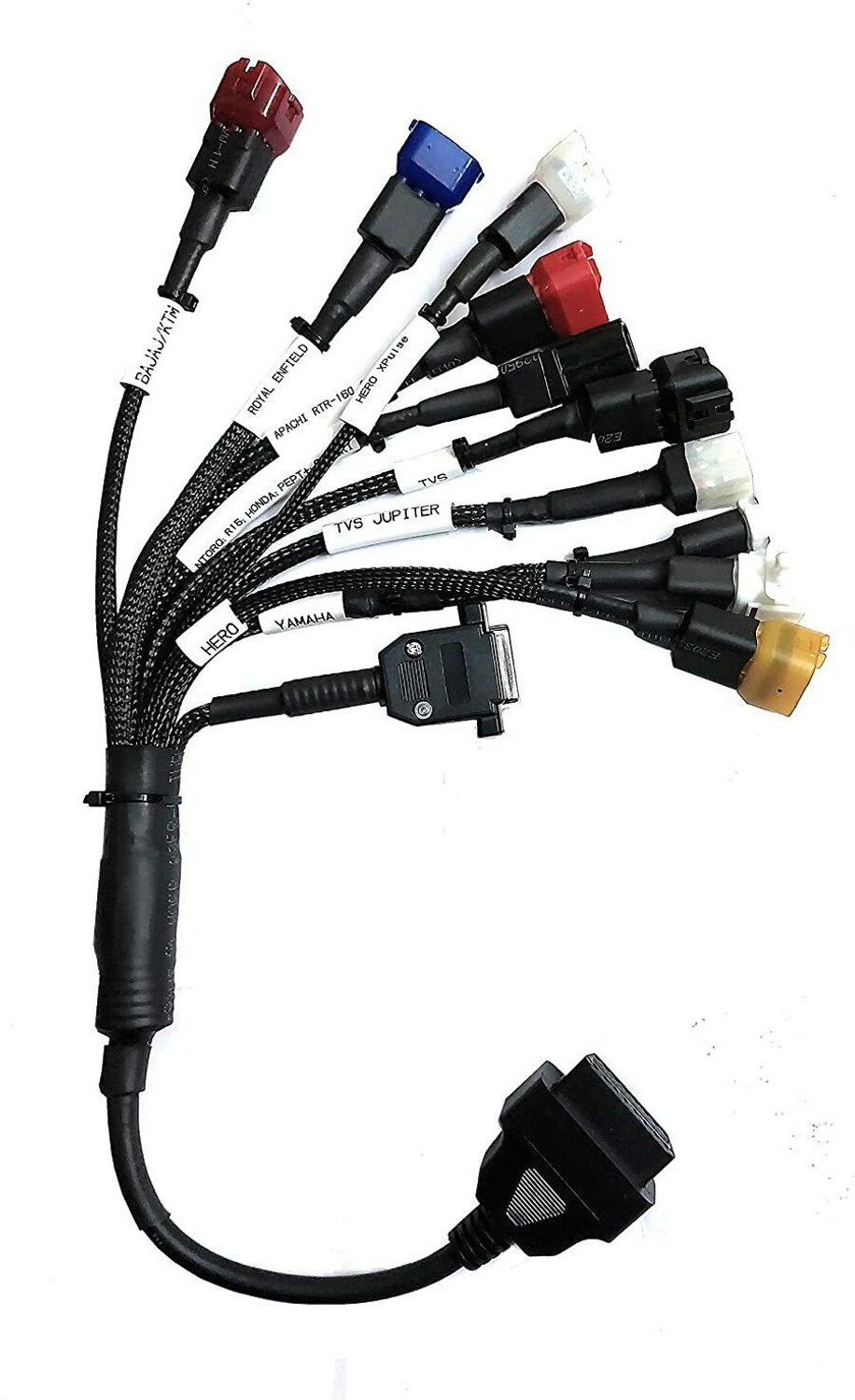Image of FREEFACE BS6 bike cable (11 Types Cable + V311 ) work on all Bikes OBD Interface OBD Reader