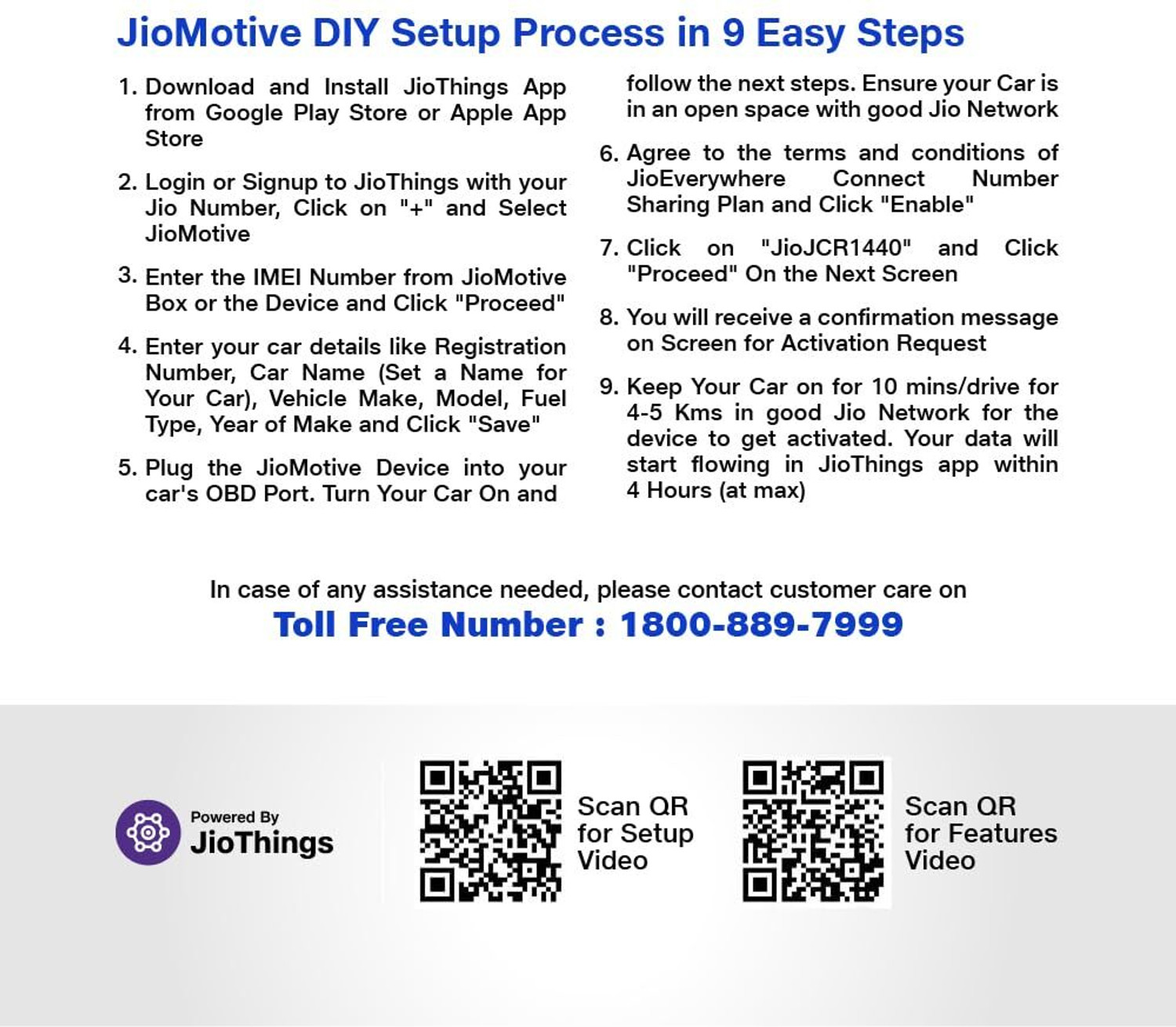 Image of Jio JioMotive OBD 4G GPS Tracker & Wi-fi Router, Plug n Play, 1 Year Free App GPS Device