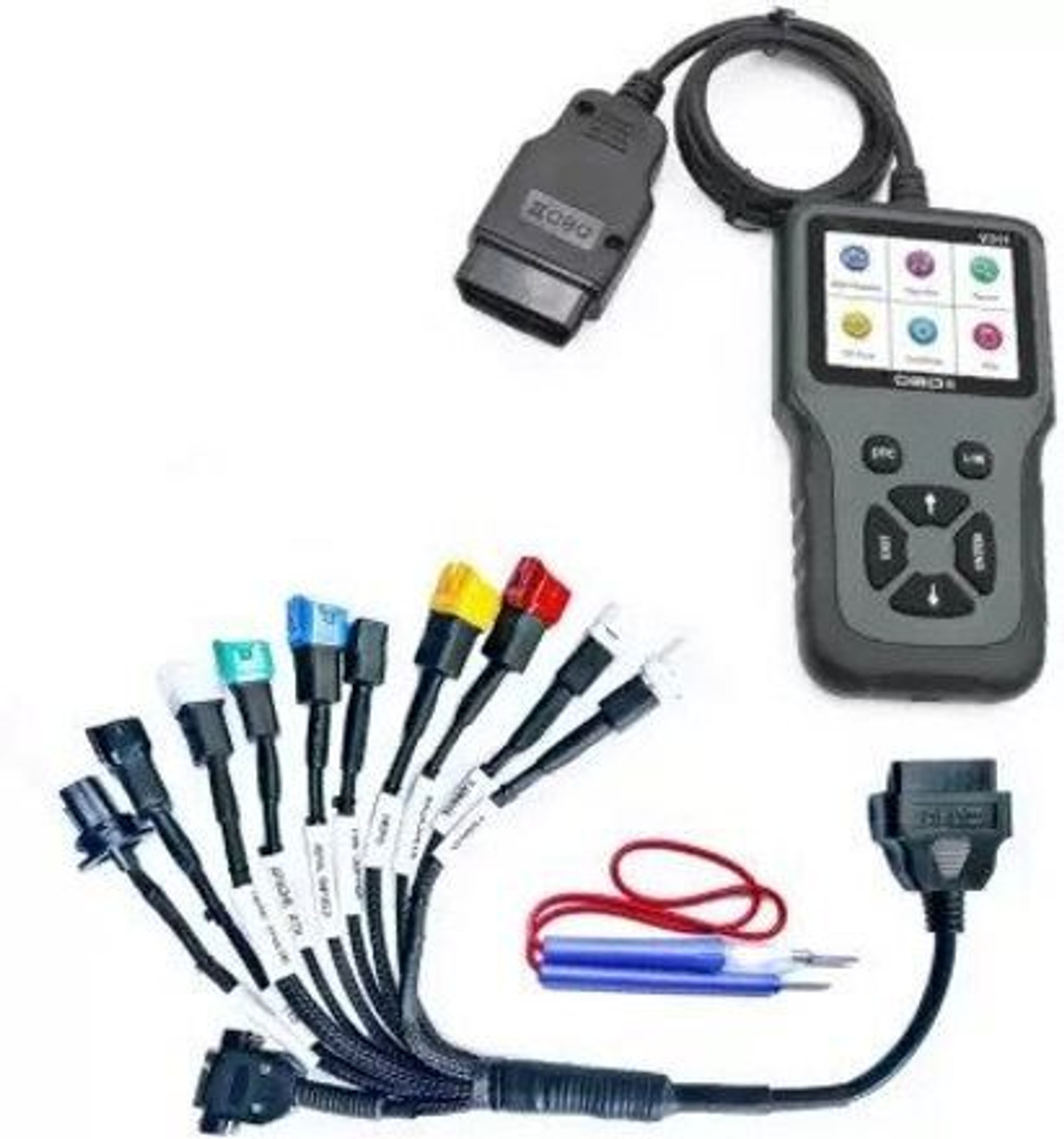 Image of SPANTER V311 OBD2 Scanner + All BS6 BIKE 11 Coupler OBD CABLE OBD Reader