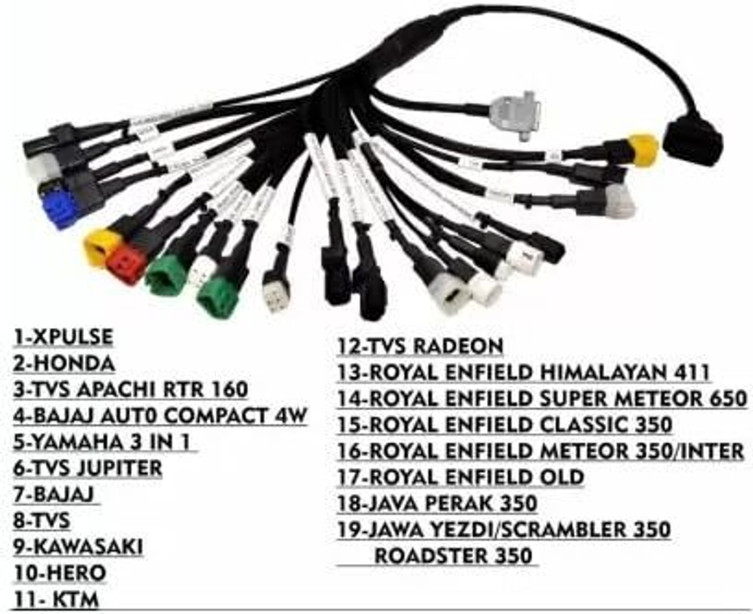 Image of Xsentuals OBDKING V519 OBD Scanner & 21-Cord E20 Updated OBD2 Cable | BS6 BS7 Obd Tool OBD Interface