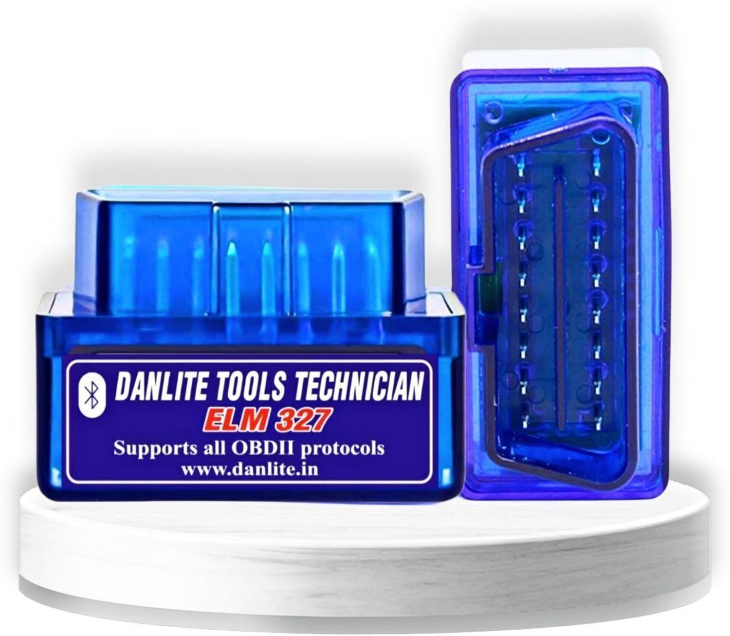 Image of Danlite Tools Technician V519 OBD-II Scanner Full Kit for BS6 BS7 Bike Diagnostics OBD Reader