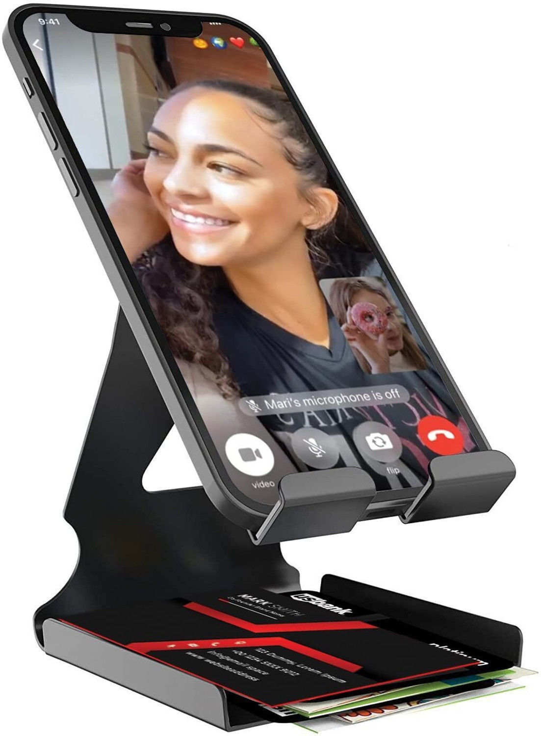 Image of MoviQ Mobile Phone Stand Holder, iPad Stand For Study, Online Clasess, Made in India Office Set