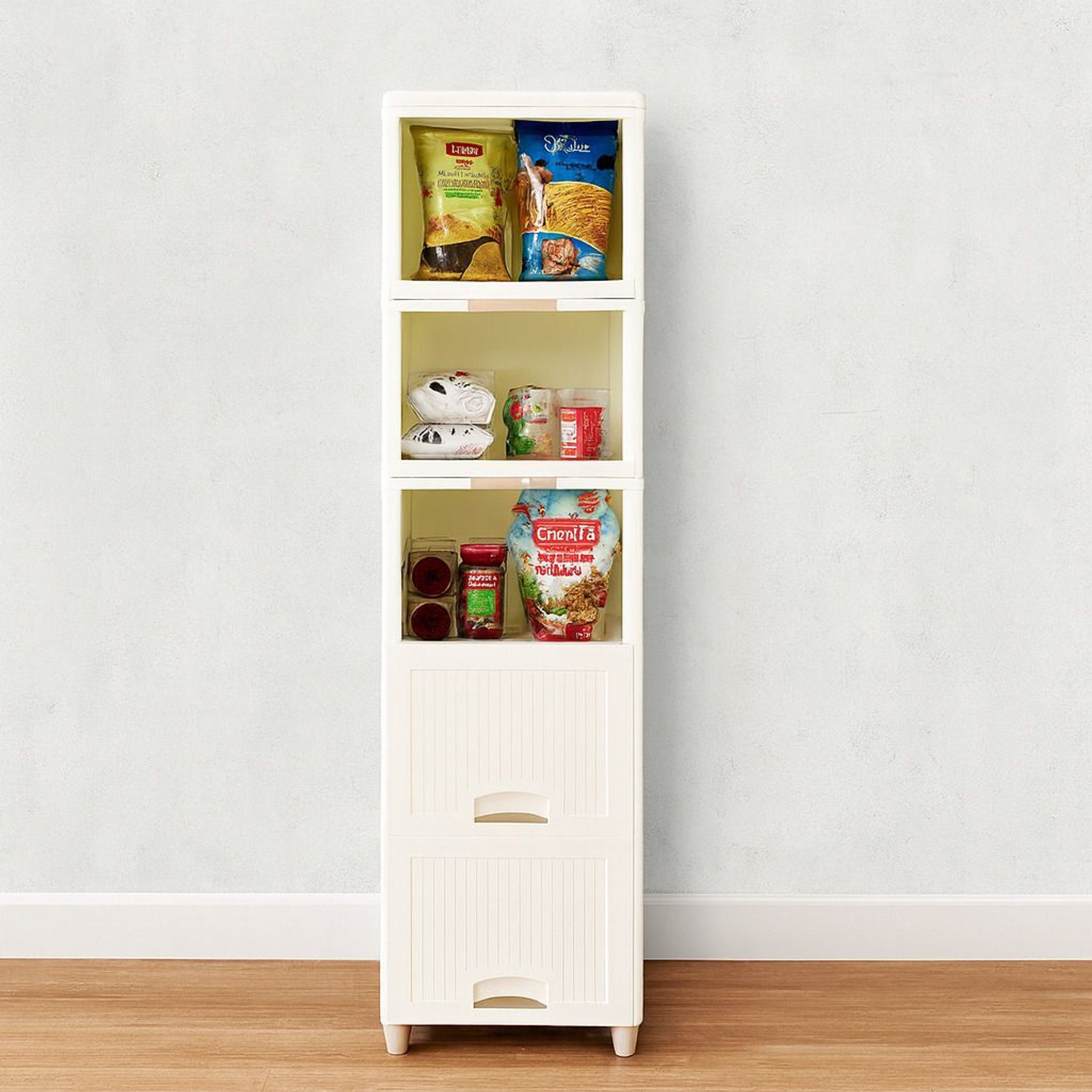 Image of MAXTID 5 Layer White Cabinet Drawer for Home & Hospital, school Office Set