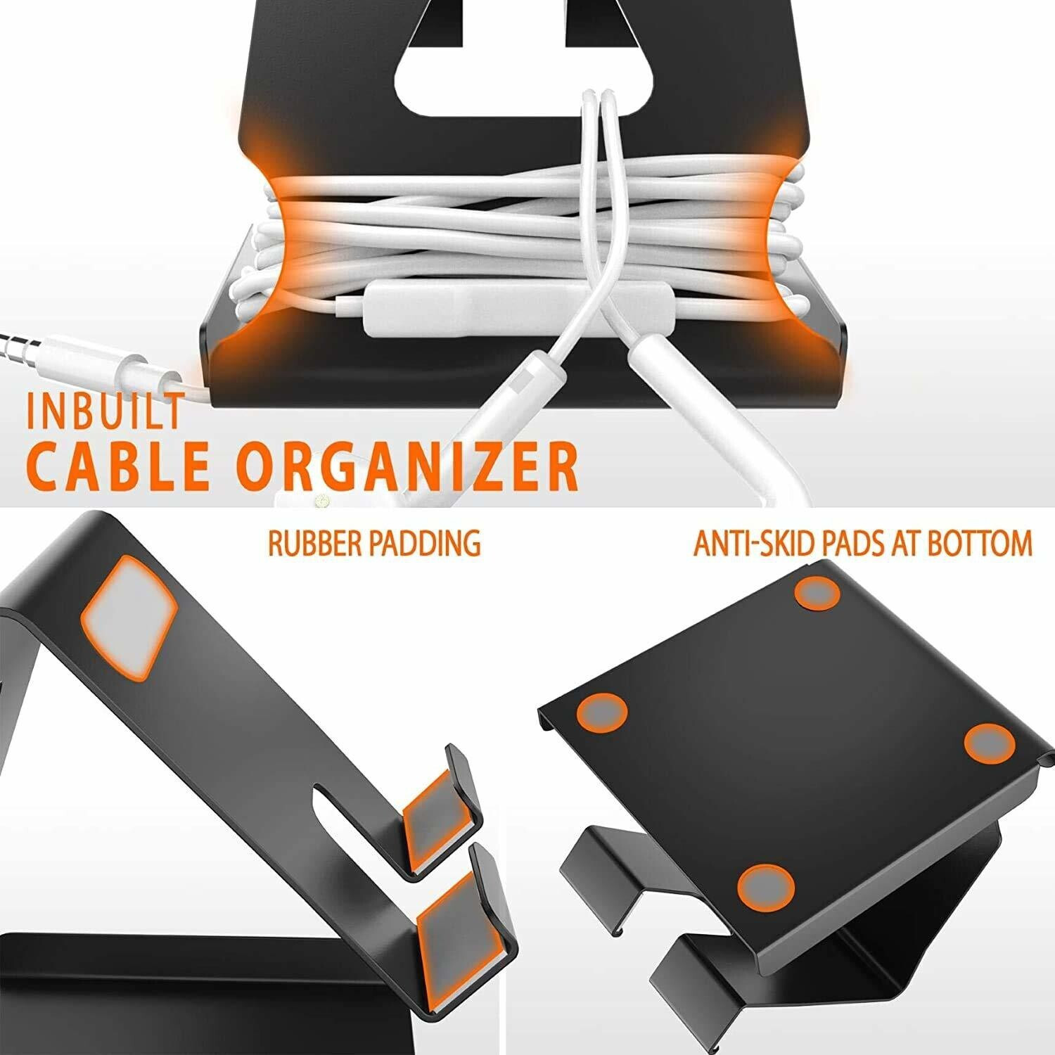 Image of MoviQ Mobile Phone Stand Holder, iPad Stand For Study, Online Clasess, Made in India Office Set