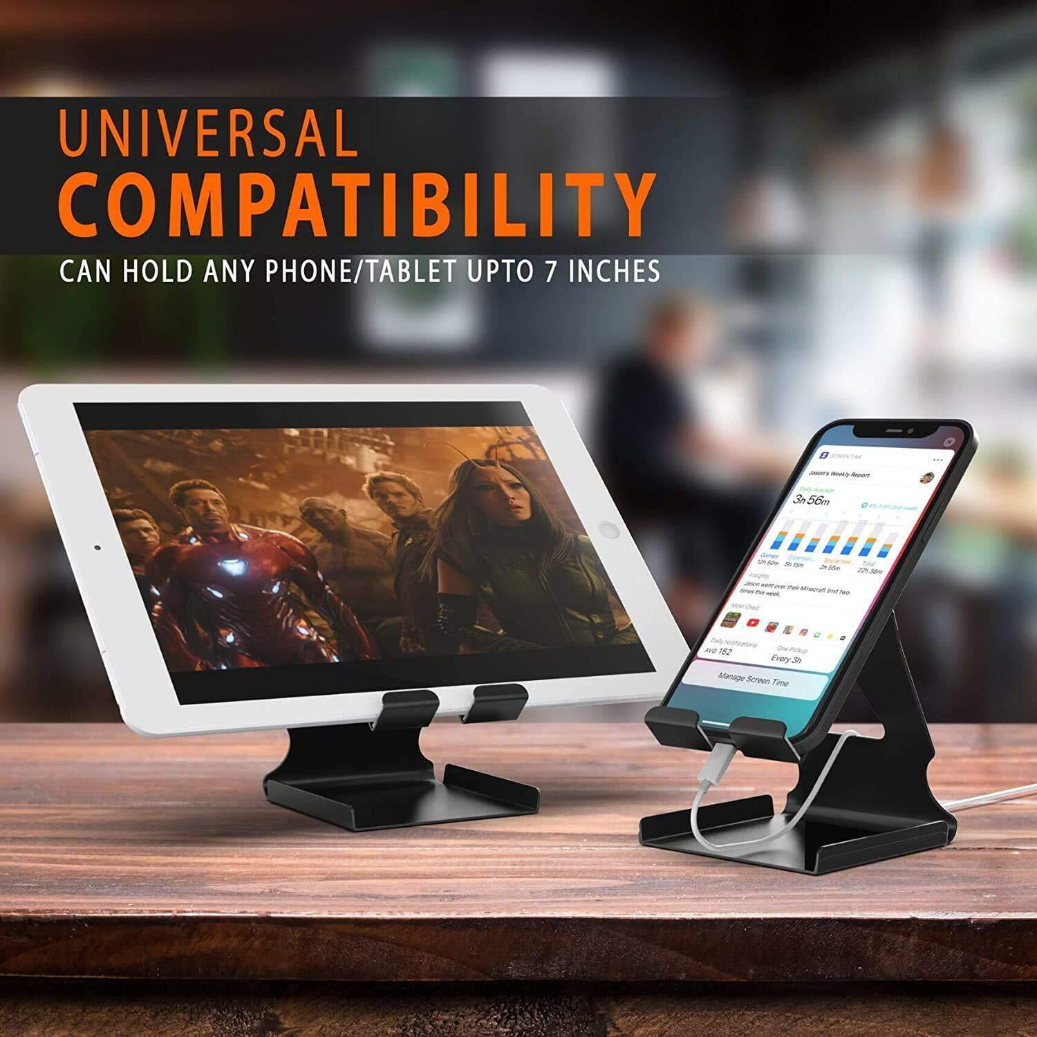 Image of MoviQ Mobile Phone Stand Holder, iPad Stand For Study, Online Clasess, Made in India Office Set