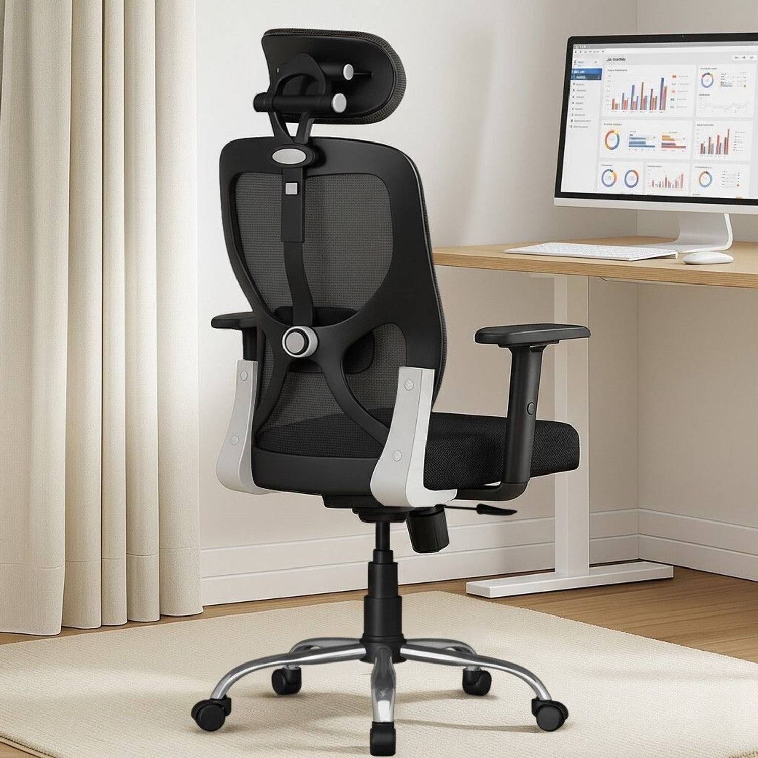 SEATFIT Mesh Matrix Ergonomic Office Chair - Image 1