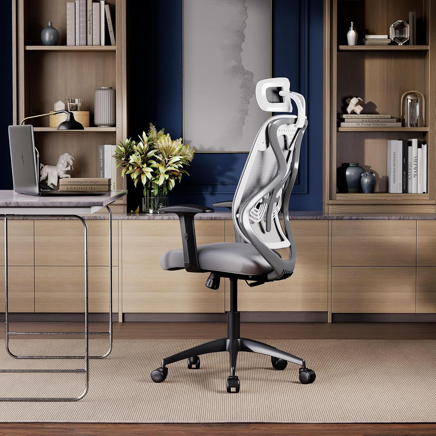 Image of Wakefit Single Lock || Nylon Base || Mesh Office Executive Chair