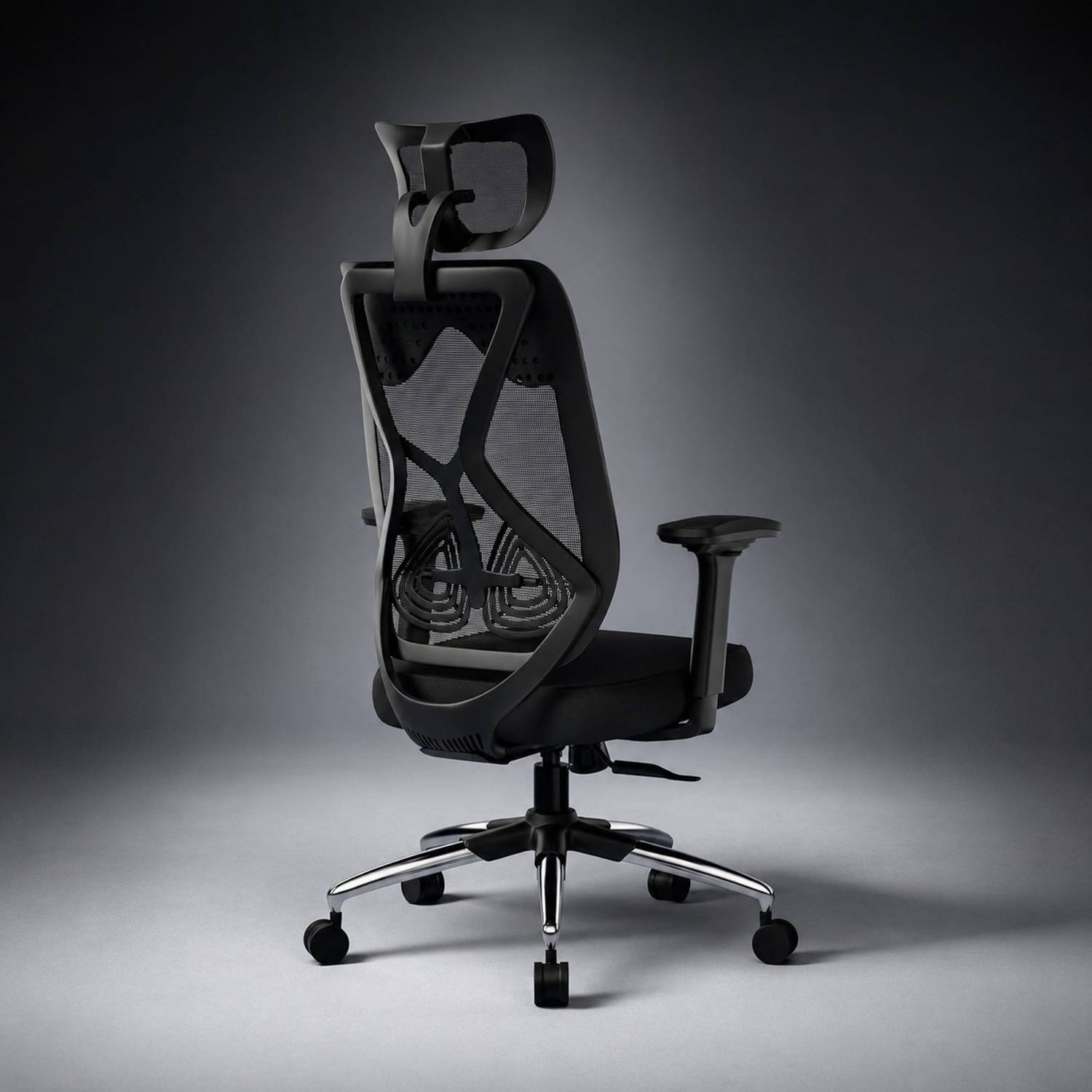 Oakcraft Mesh Office Adjustable Arm Chair