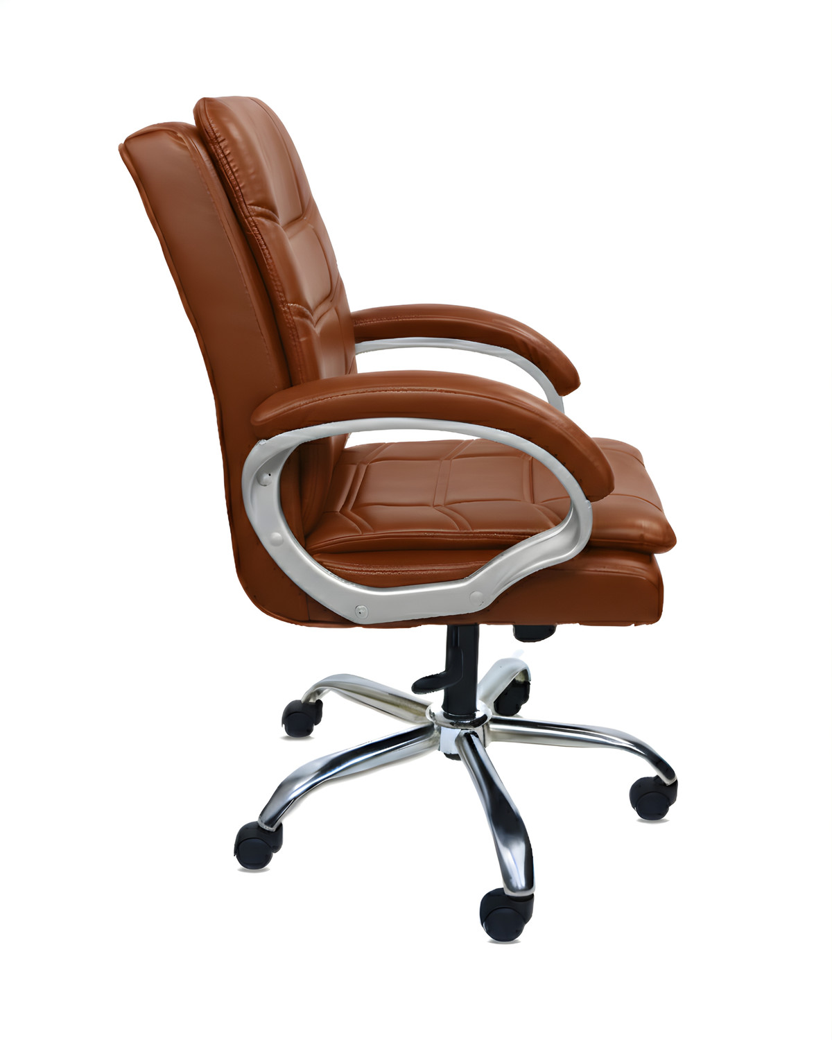 Image of RW REST WELL Star Executive Revolving Office Chair|Computer Desk Chair with Cushioned Seat| Leatherette Office Executive Chair