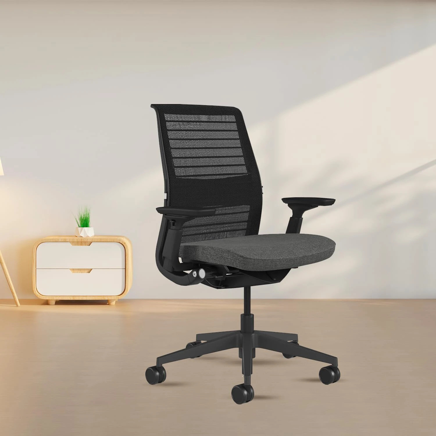 Image of Steelcase Think Mesh Office Adjustable Arm Chair