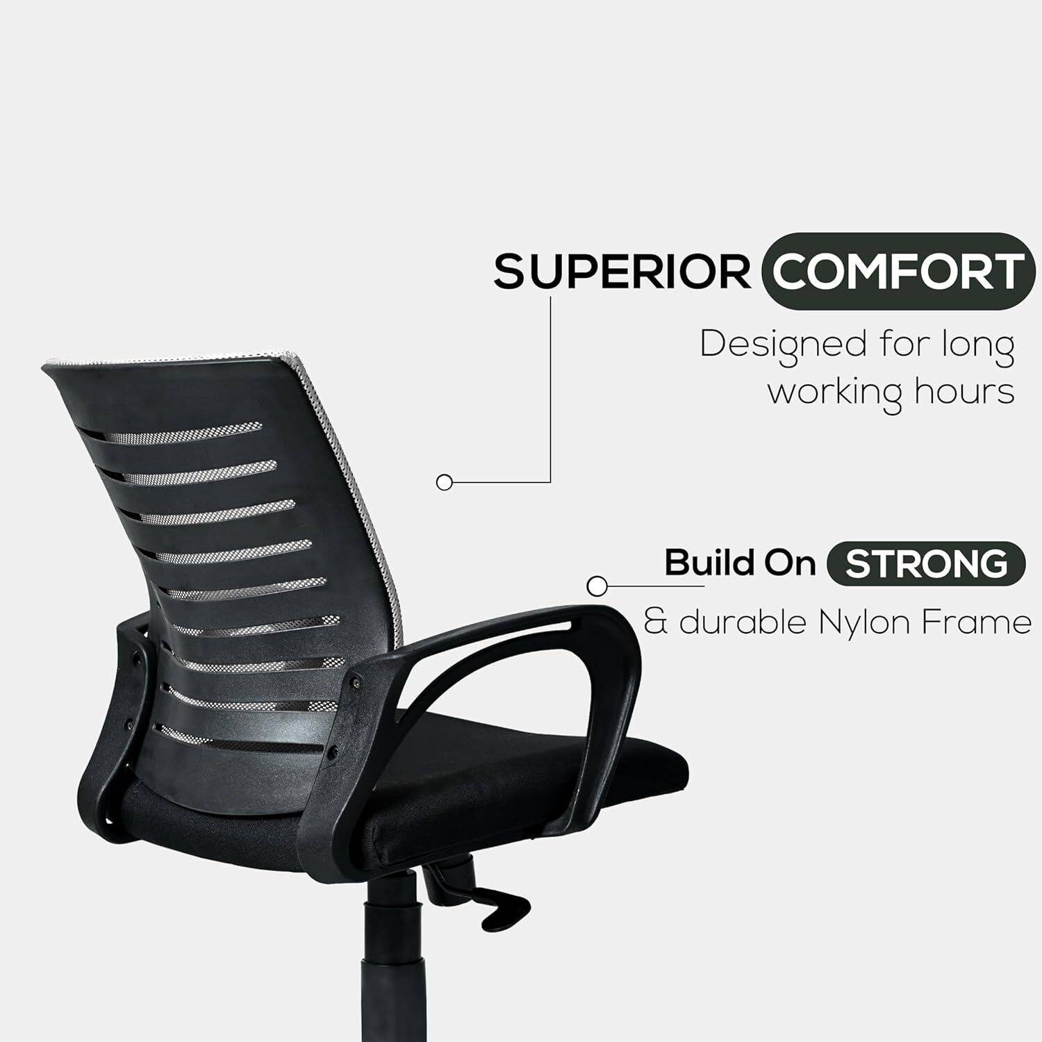 MAESTRO Plastic Bar Stool Gray - Image 4